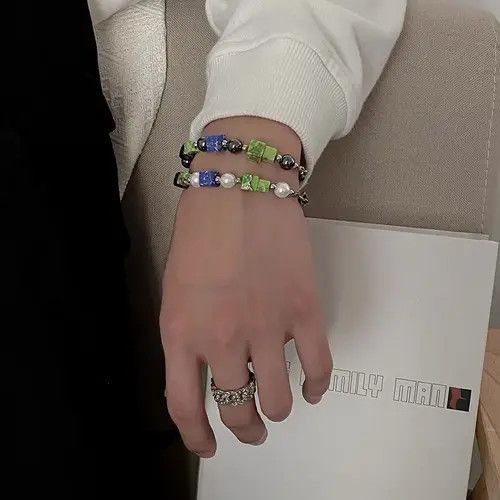 Designer Retro punk bracelet Size ONE SIZE - 1 Thumbnail