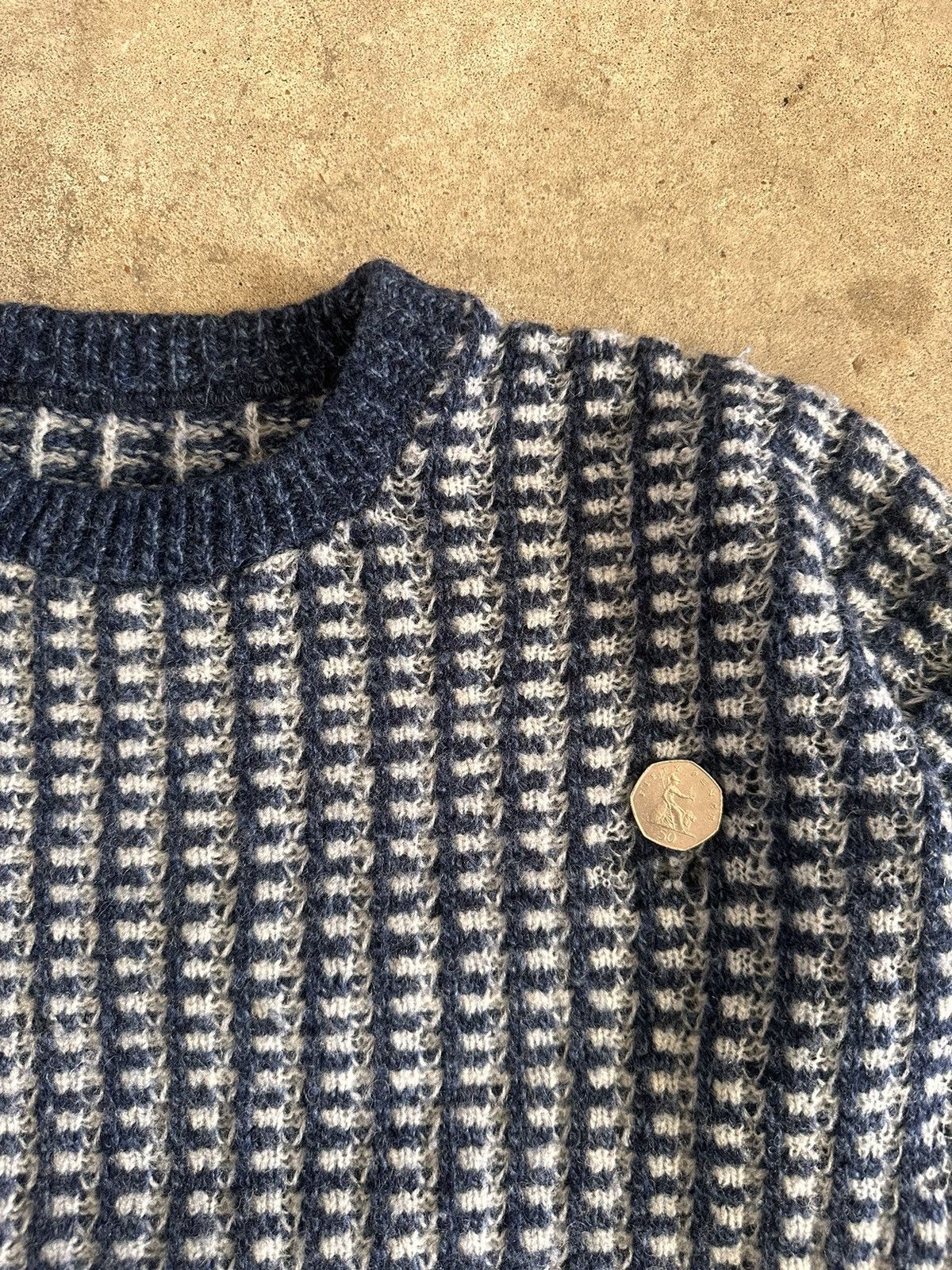 Vintage Vintage Hand-Made Crochet Sweater Size US L / EU 52-54 / 3 - 2 Thumbnail