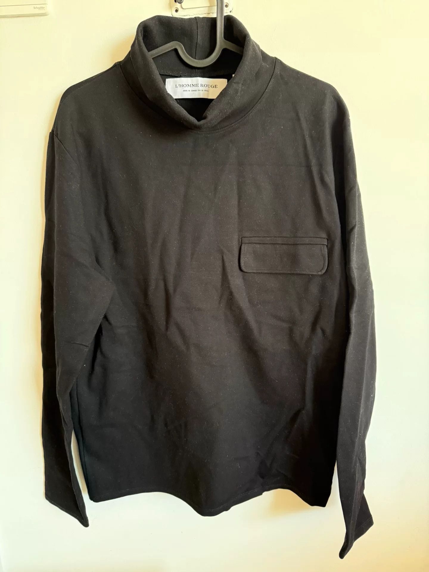 L'Homme Rouge L'Homme Rouge Men's High Neck Air Cotton Size US M / EU 48-50 / 2 - 1 Thumbnail