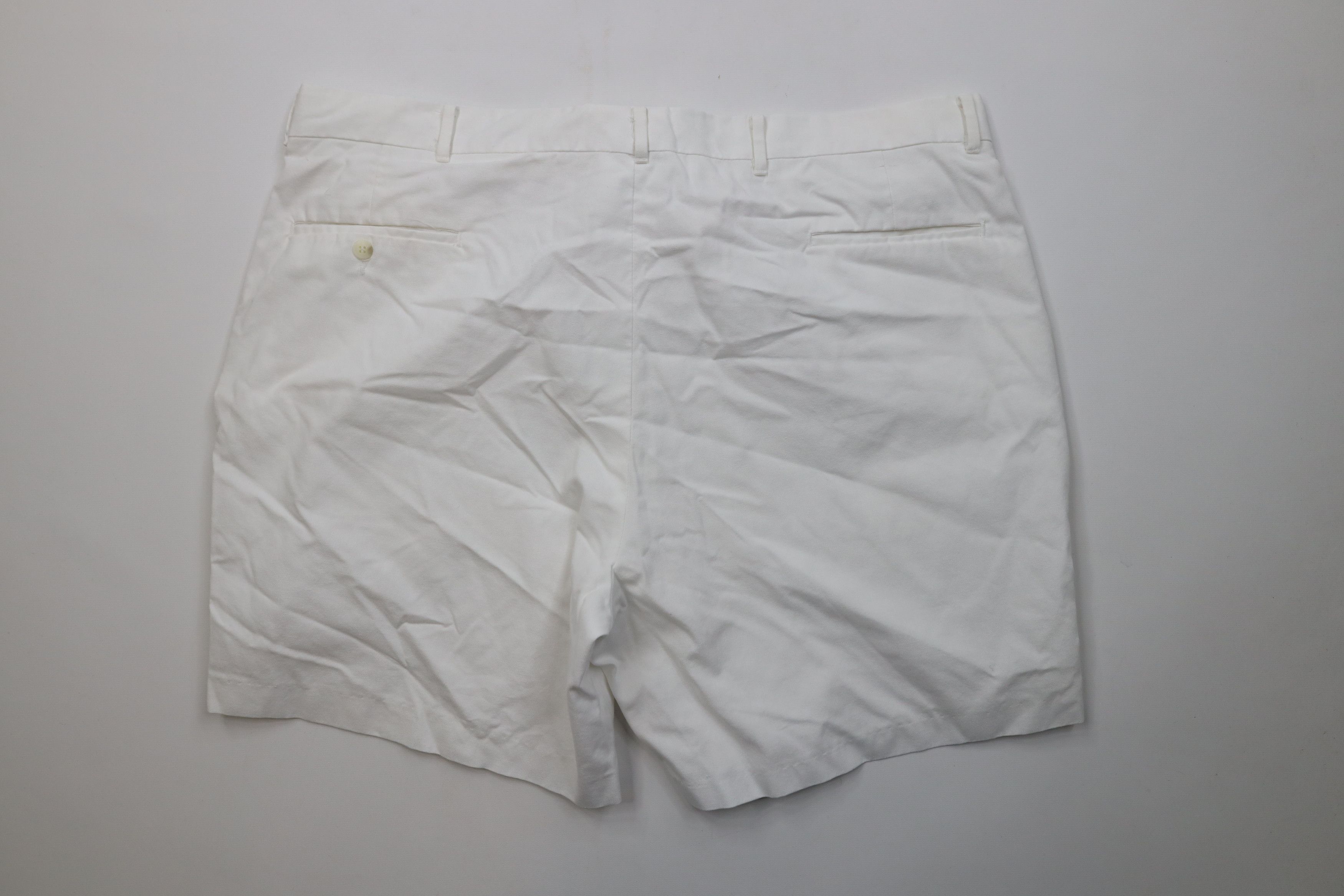 Vintage Vintage 90s Streetwear Knee Knit Chino Golf Shorts White USA Size US 42 / EU 58 - 9 Thumbnail