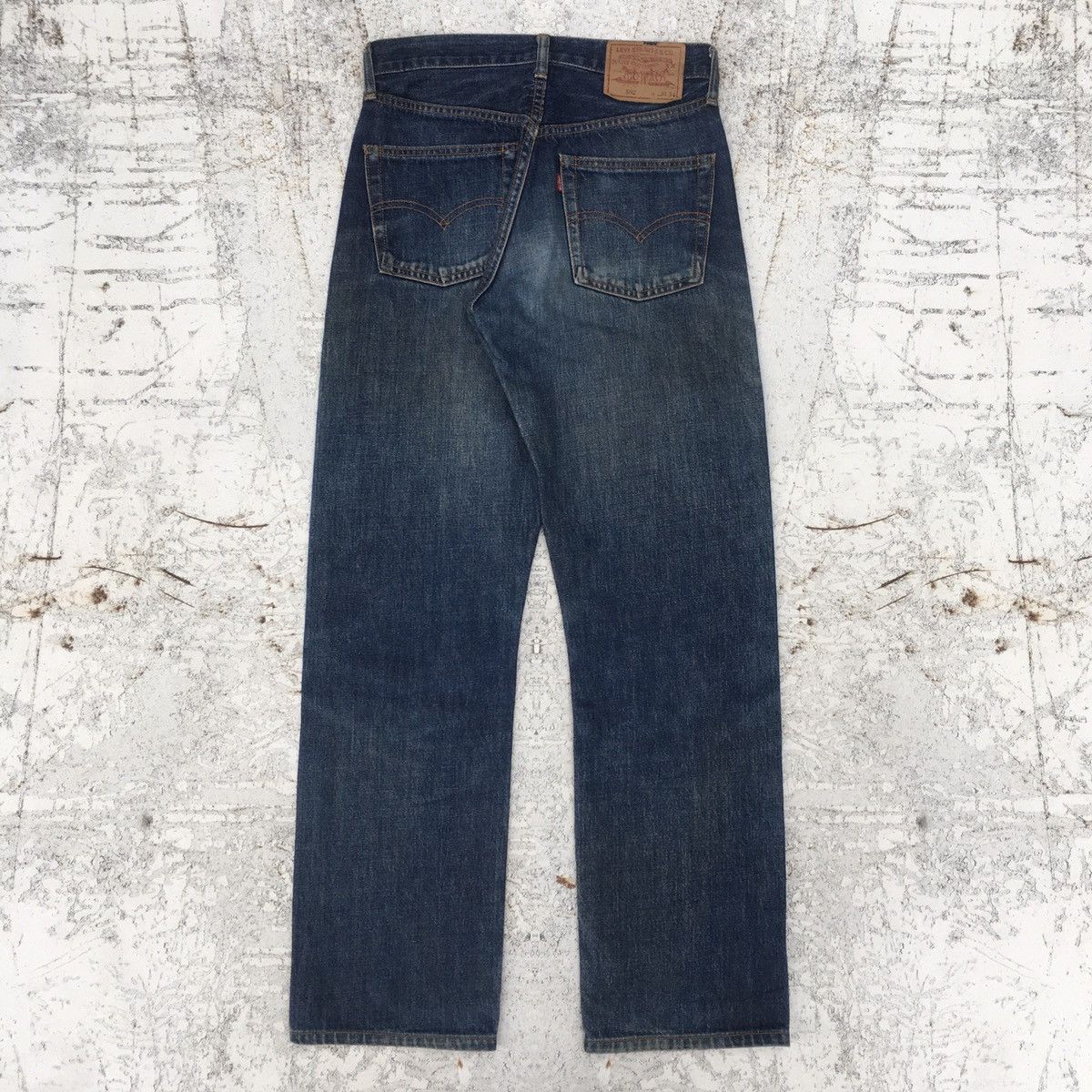 image of Levis x Levis Made Crafted Vintage Levi’S 502 Big E Selvedge Jeans in Blue, Men's (Size 28)