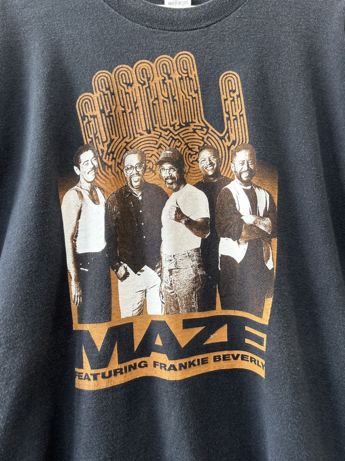 Band Tees Maze Feat. Frankie Beverly Vintage 90’ Size US XL / EU 56 / 4 - 2 Thumbnail