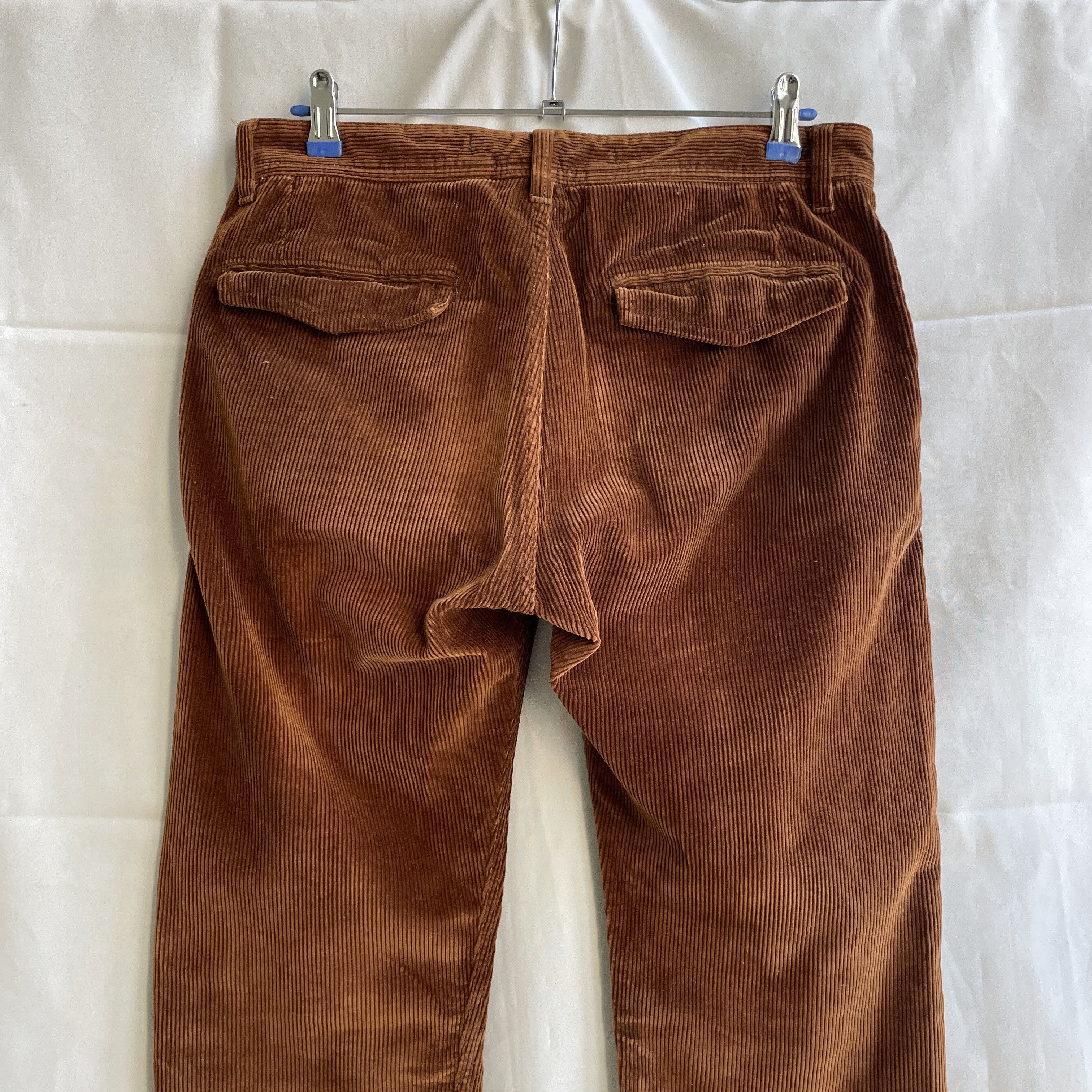 Scarti-Lab Scarti Lab 101 SN814 Brown Corduroy Pants Size 33 Size US 33 - 4 Thumbnail