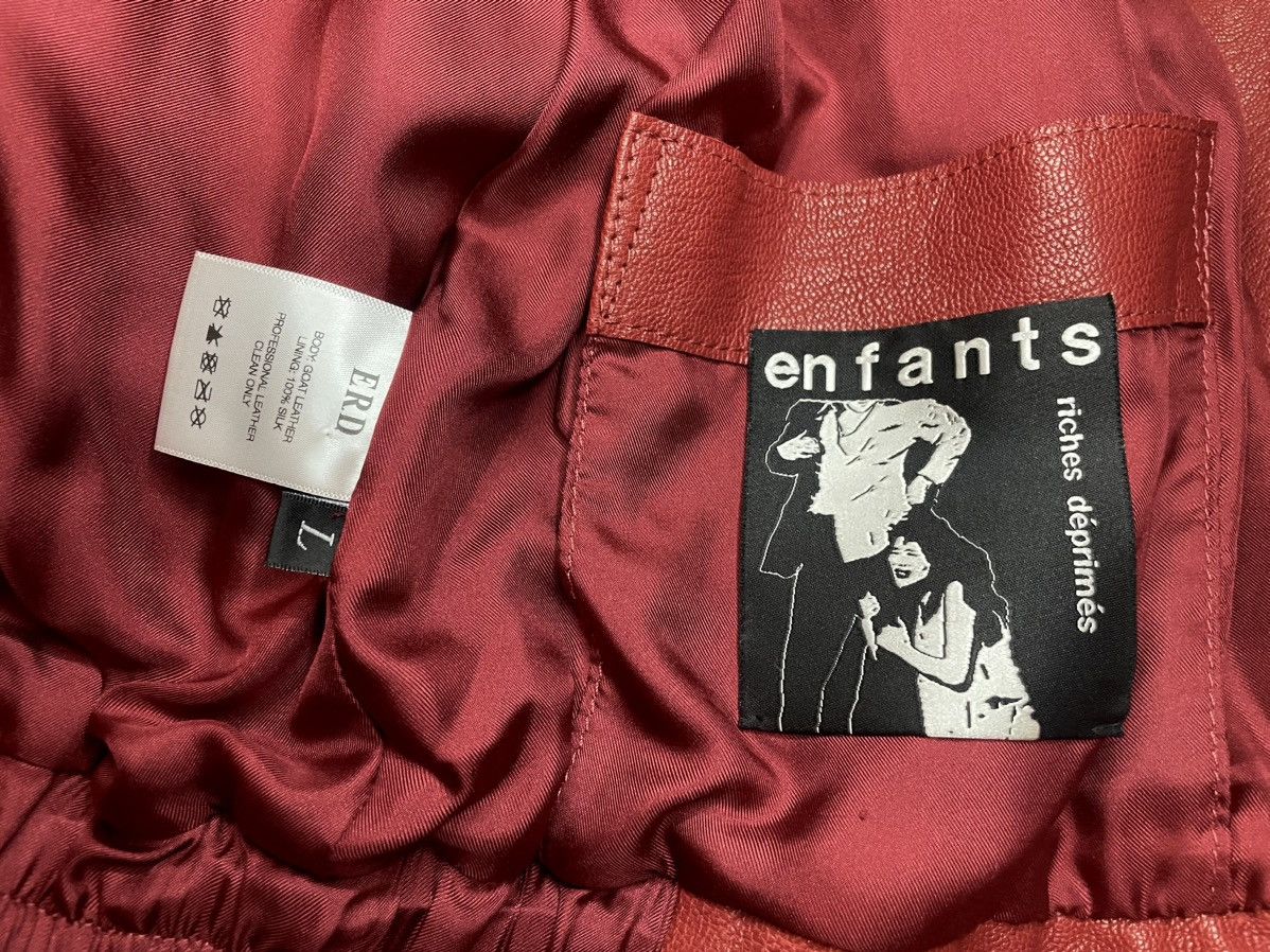 Enfants Riches Deprimes ENFANTS RICHES DEPRIMES FW23 / Leather Jacket / Red / Mens L Size US L / EU 52-54 / 3 - 6 Thumbnail