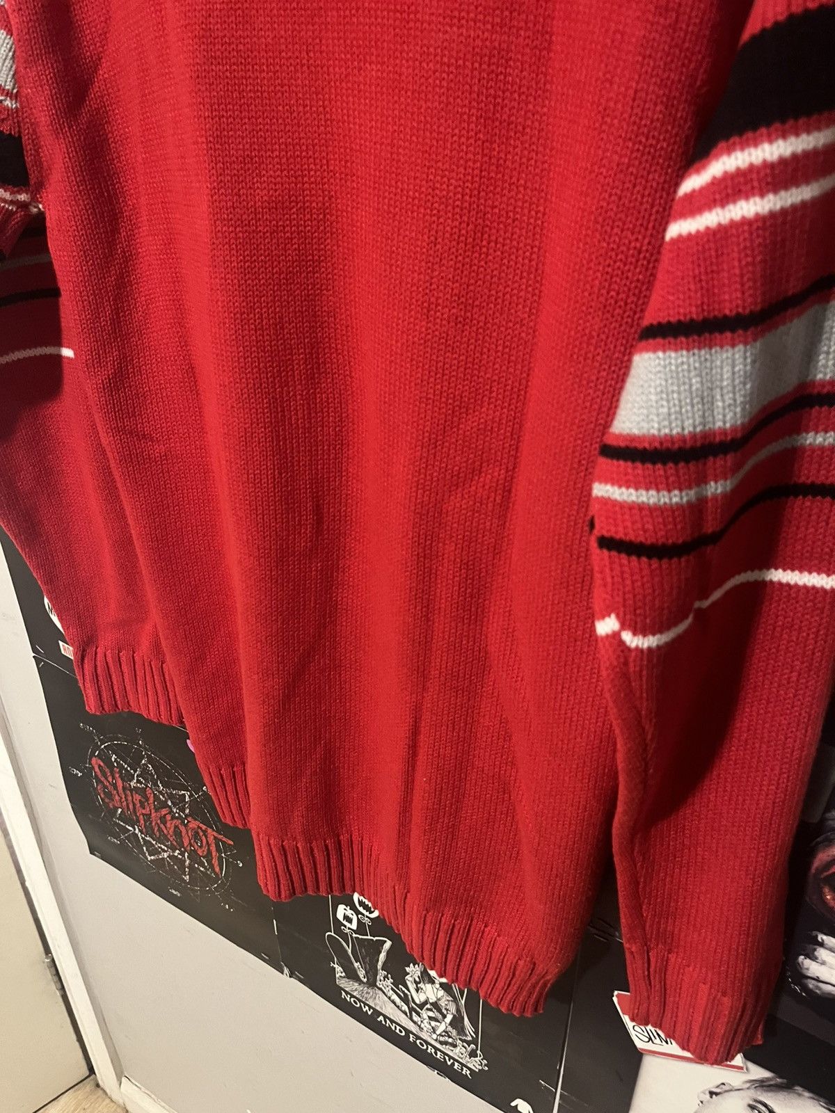 Southpole Y2K SouthPole Embroidered Knit Oversized Stripped Sweater Size US M / EU 48-50 / 2 - 10 Thumbnail