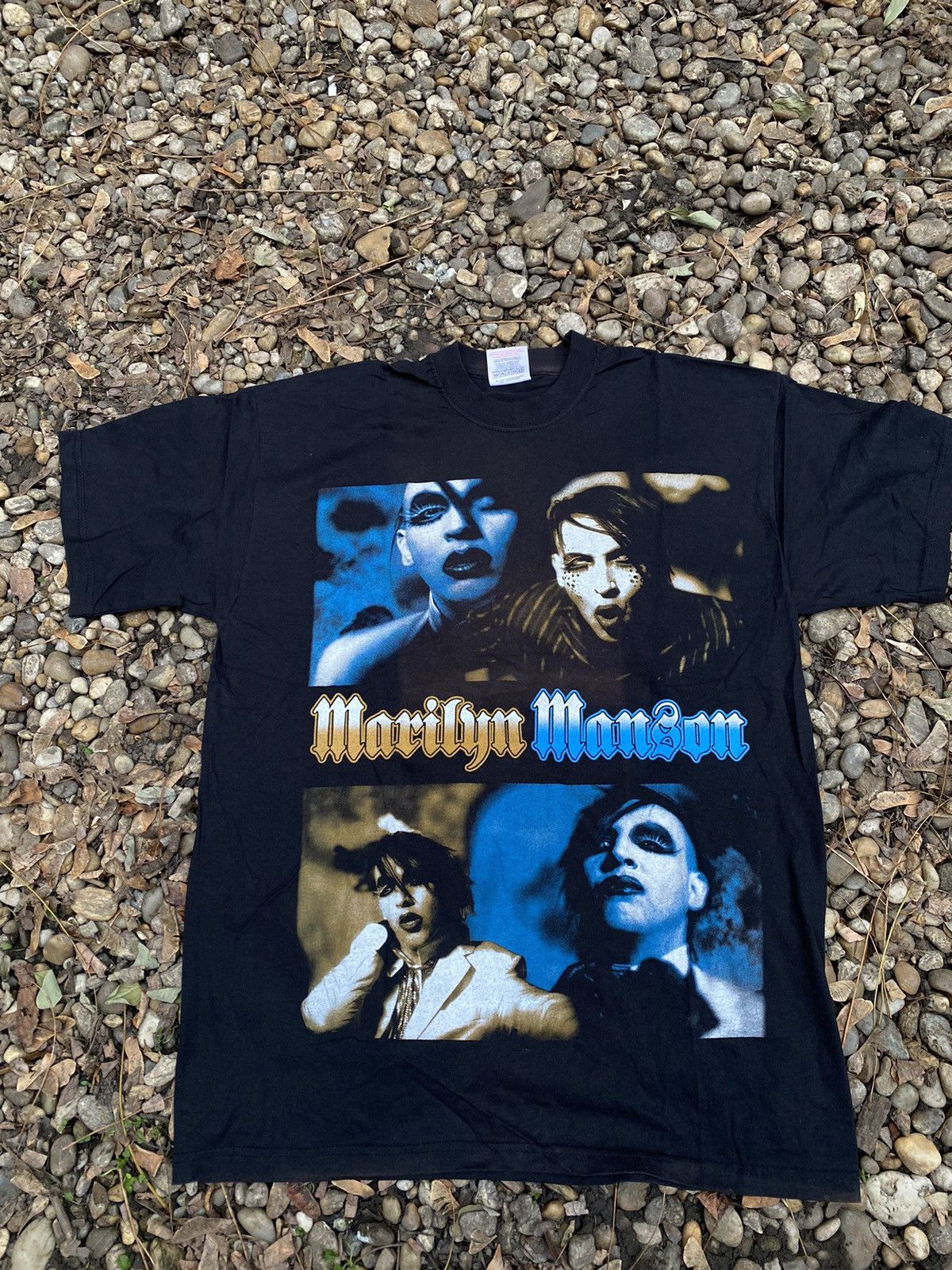 Marilyn Manson × Vintage Vintage early 2000s Marilyn Manson Rock T-Shirt Size US M / EU 48-50 / 2 - 1 Thumbnail