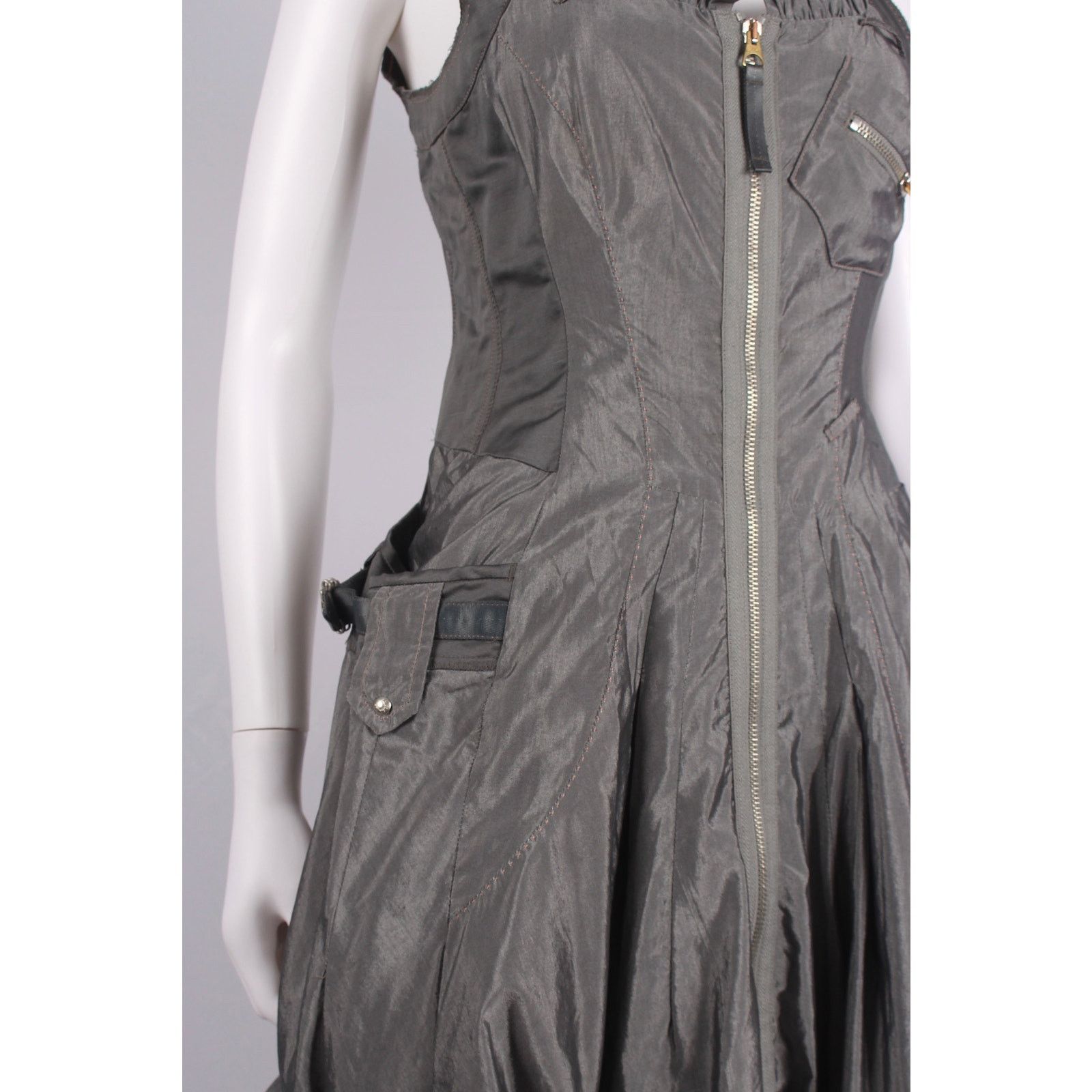 Marithe + Francois Girbaud Marithé François Girbaud Technical Bustier Dress Size XS / US 0-2 / IT 36-38 - 6 Thumbnail