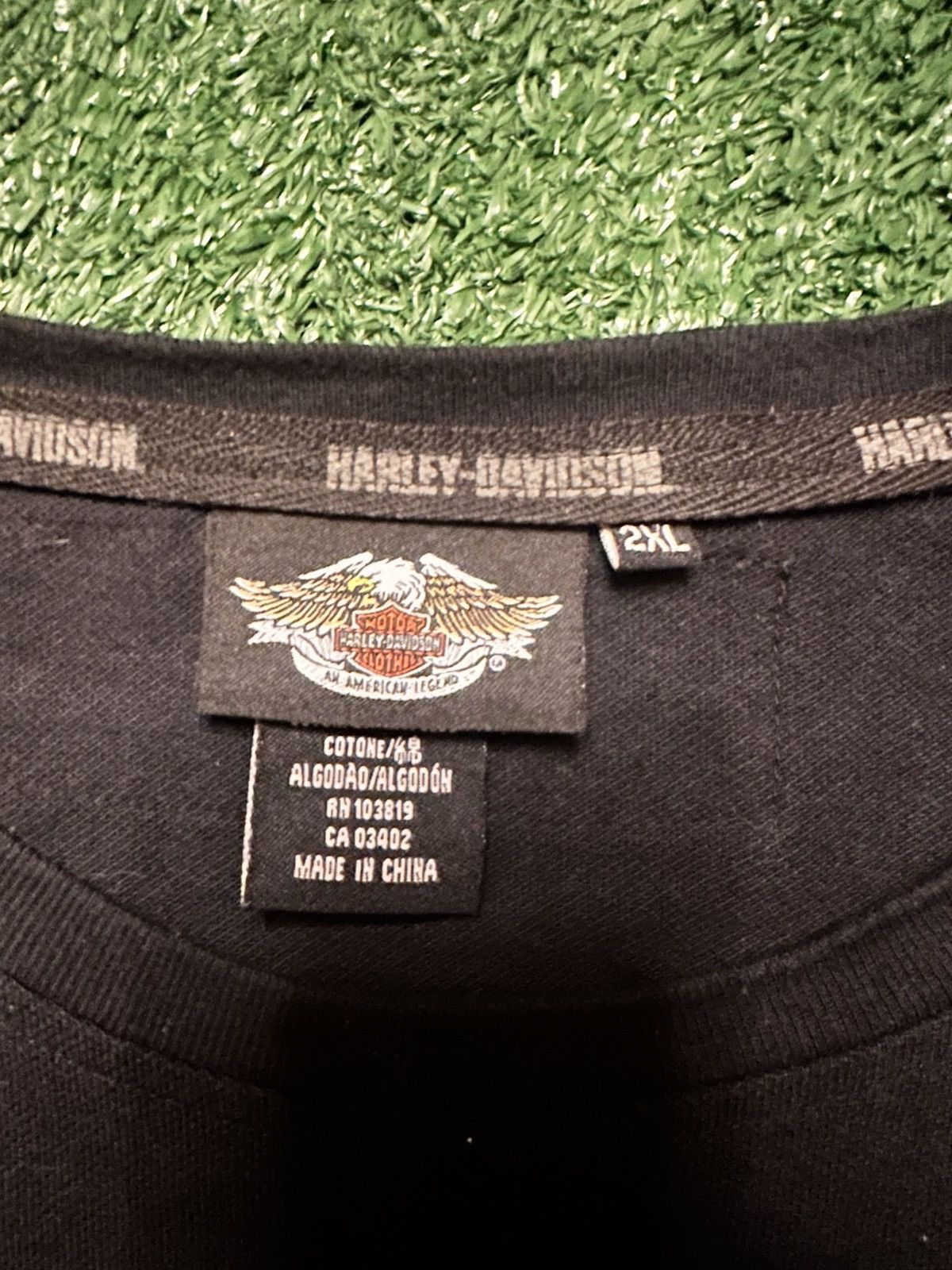 Harley Davidson Vintage 90s Harley Davidson Embroidered Motorcycle Shirt Size US XXL / EU 58 / 5 - 4 Thumbnail