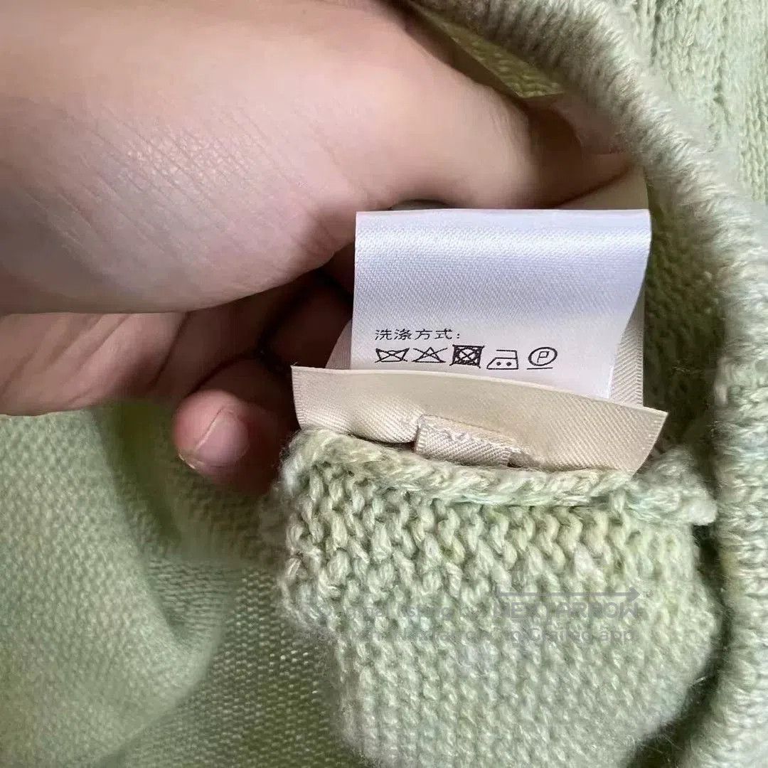 Hermes Hermes Avocado Cashmere Cardigan. Size US L / EU 52-54 / 3 - 4 Thumbnail