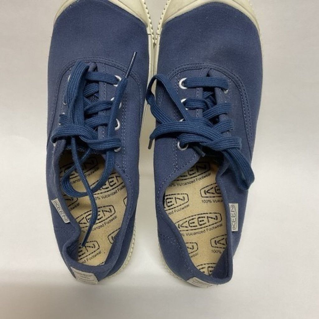 KEEN NWT Keen Vulcanized Canvas Sneakers Women Size 8.5 Navy Blue Size US 8.5 / IT 38.5 - 7 Thumbnail