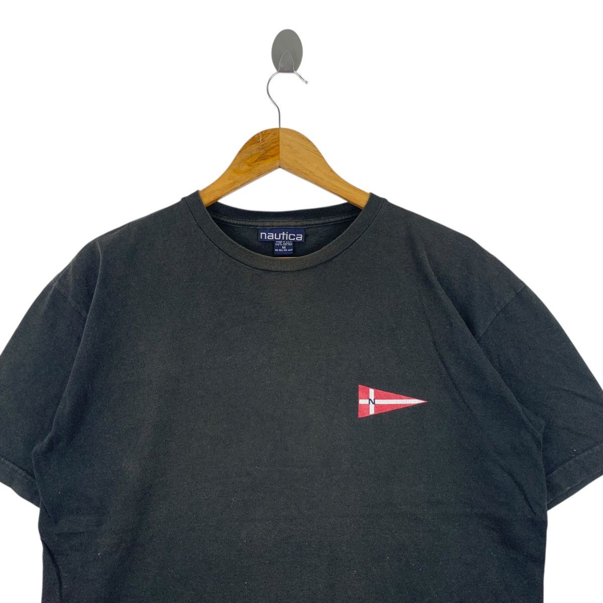 Nautica Vintage NAUTICA Compass Print Design Black Short Shirt Size US M / EU 48-50 / 2 - 4 Thumbnail