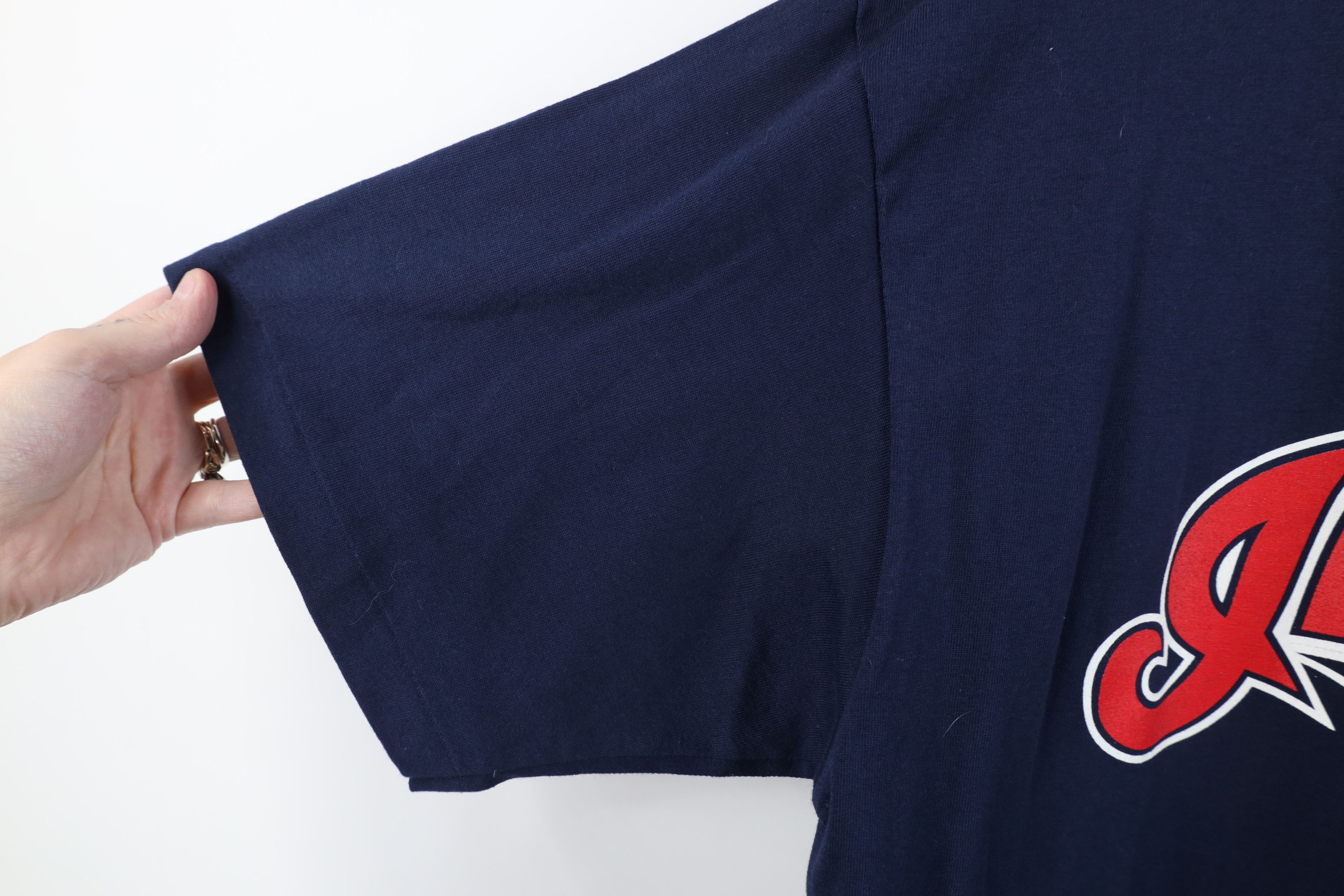 Vintage Vintage 90s Cleveland Indians Baseball Jersey T-Shirt USA Size US XL / EU 56 / 4 - 5 Thumbnail