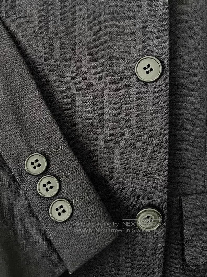 Yohji Yamamoto Yohji Yamamoto size m Black blazer Size 36R - 4 Thumbnail