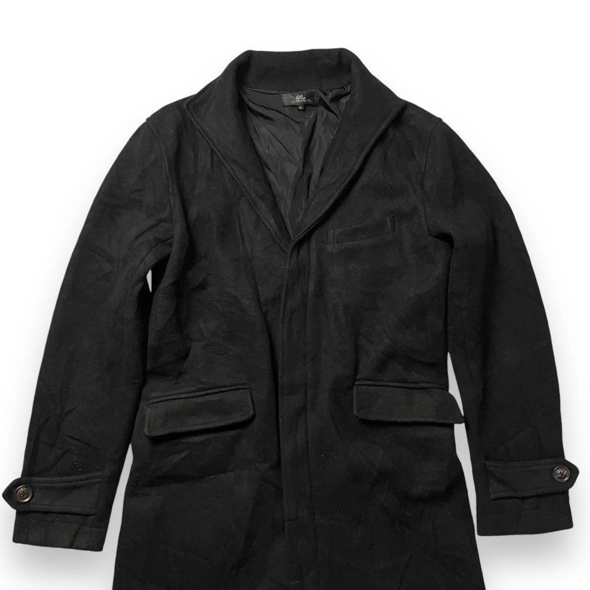If Six Was Nine 🇯🇵 BERNINGS SHO PUNK GOTHIC WOOL HEAVY COAT JACKET Size US M / EU 48-50 / 2 - 6 Thumbnail