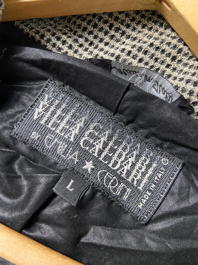 Japanese Brand Villa Caldari Wool Blend Houndstooth Jacket (201) Size US S / EU 44-46 / 1 - 3 Thumbnail