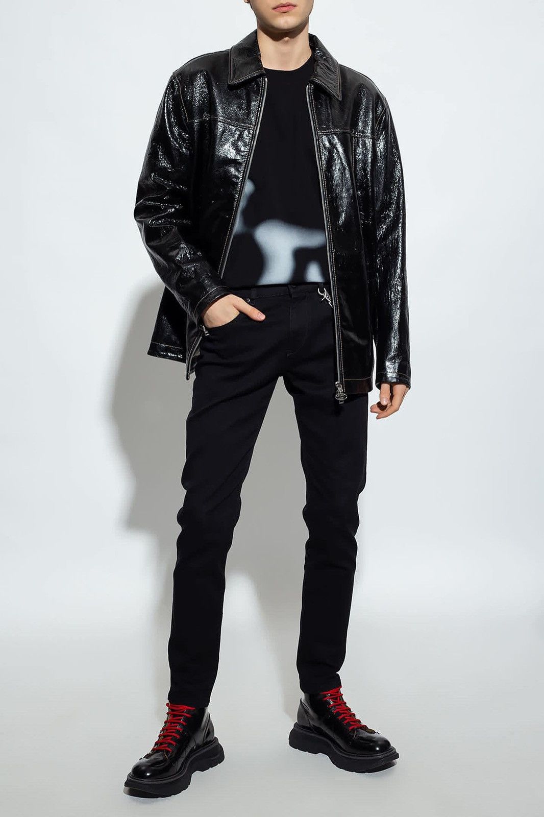 Diesel DIESEL LEATHER JACKET Size US L / EU 52-54 / 3 - 5 Thumbnail