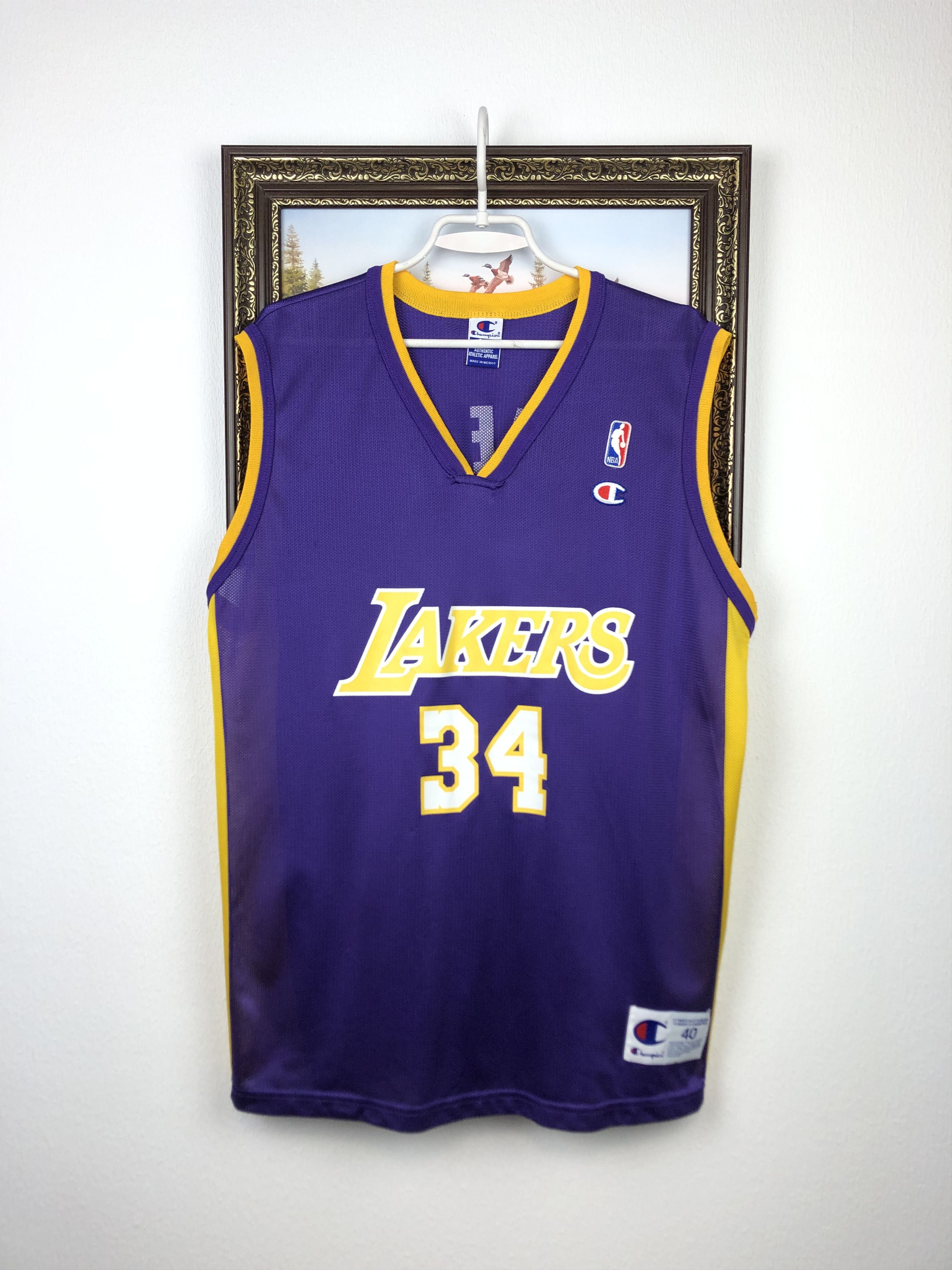 Champion Vintage Champion Los Angeles Lakers Shaquille O'Neal Jersey Size US M / EU 48-50 / 2 - 1 Thumbnail