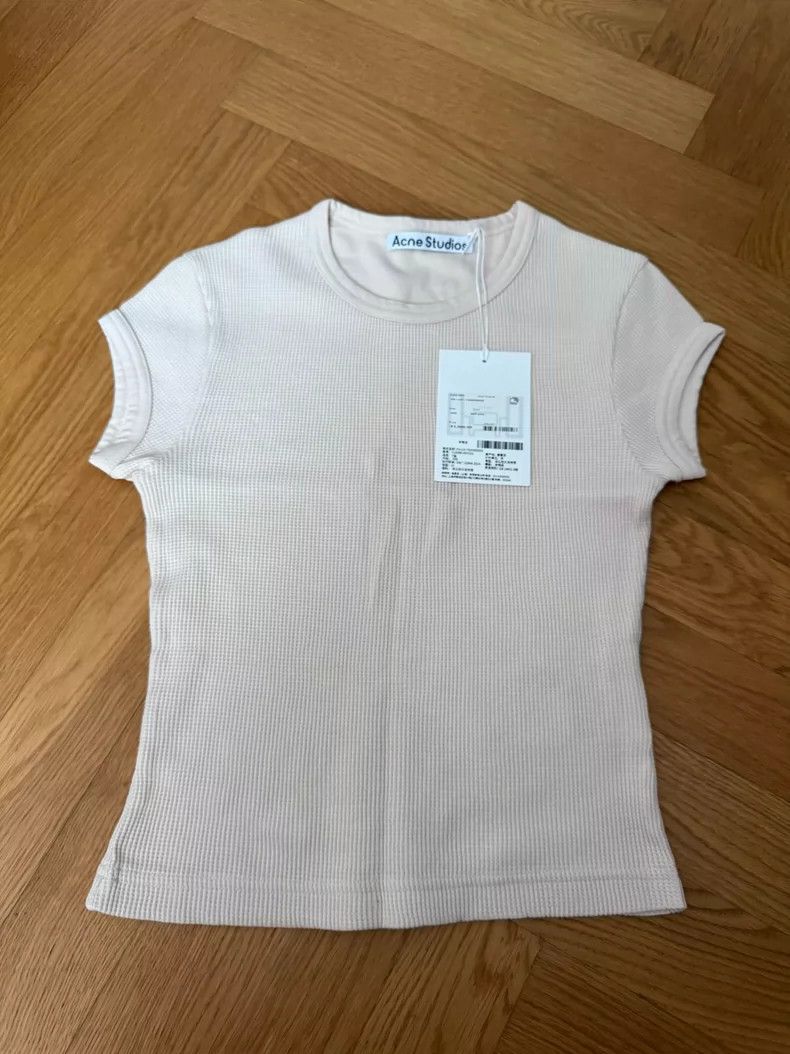 Acne Studios Acne Studios Pure white short-sleeved top Size US XXS / EU 40 - 1 Thumbnail