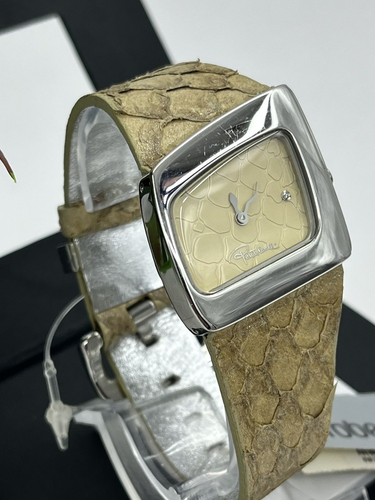 Roberto Cavalli Roberto Cavalli Women's Quartz Wristwatch Leather Strap -New Size ONE SIZE - 4 Thumbnail
