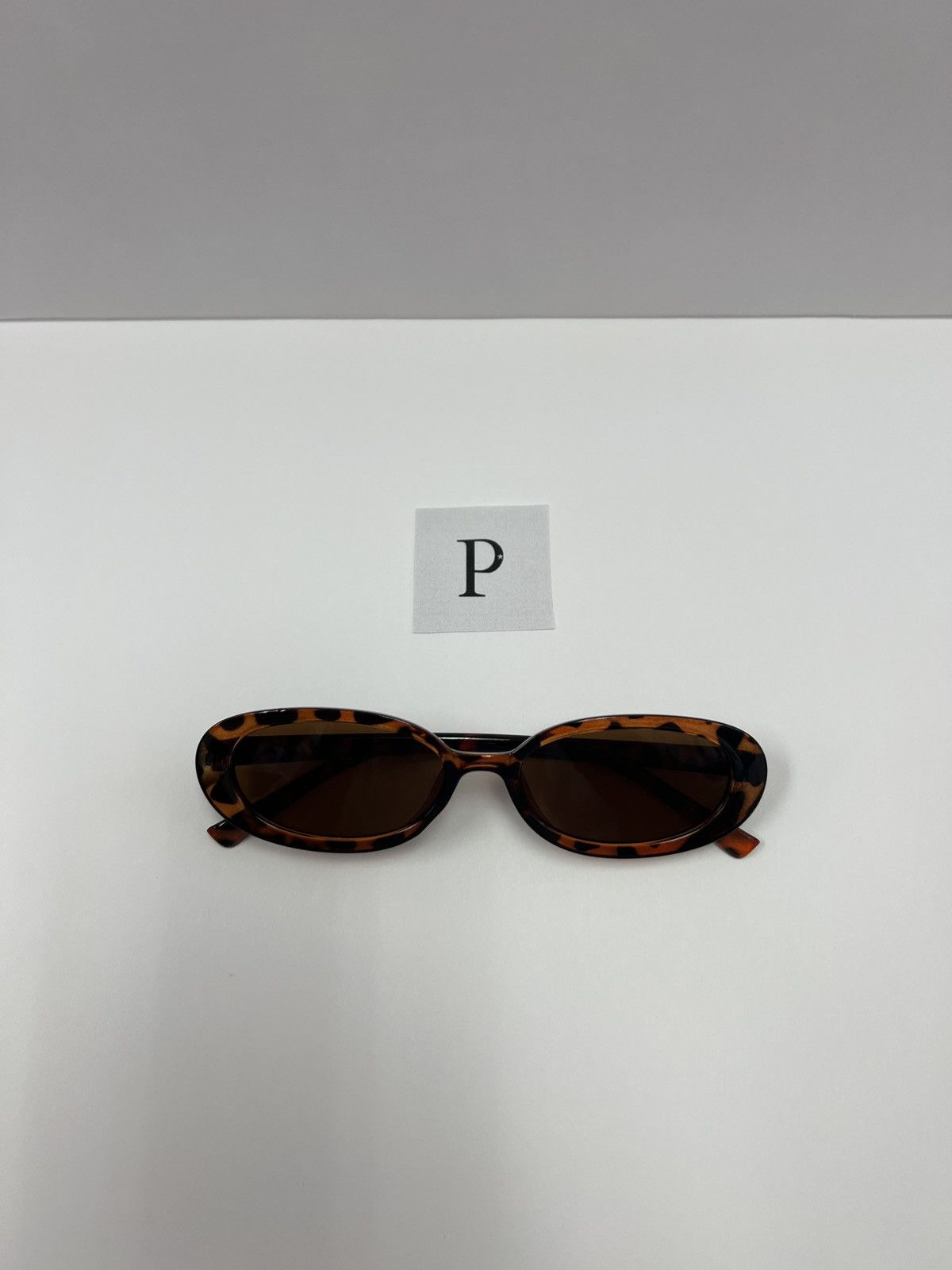 Other 90s style Oval Brown Leopard Sunglasses Size ONE SIZE - 5 Thumbnail