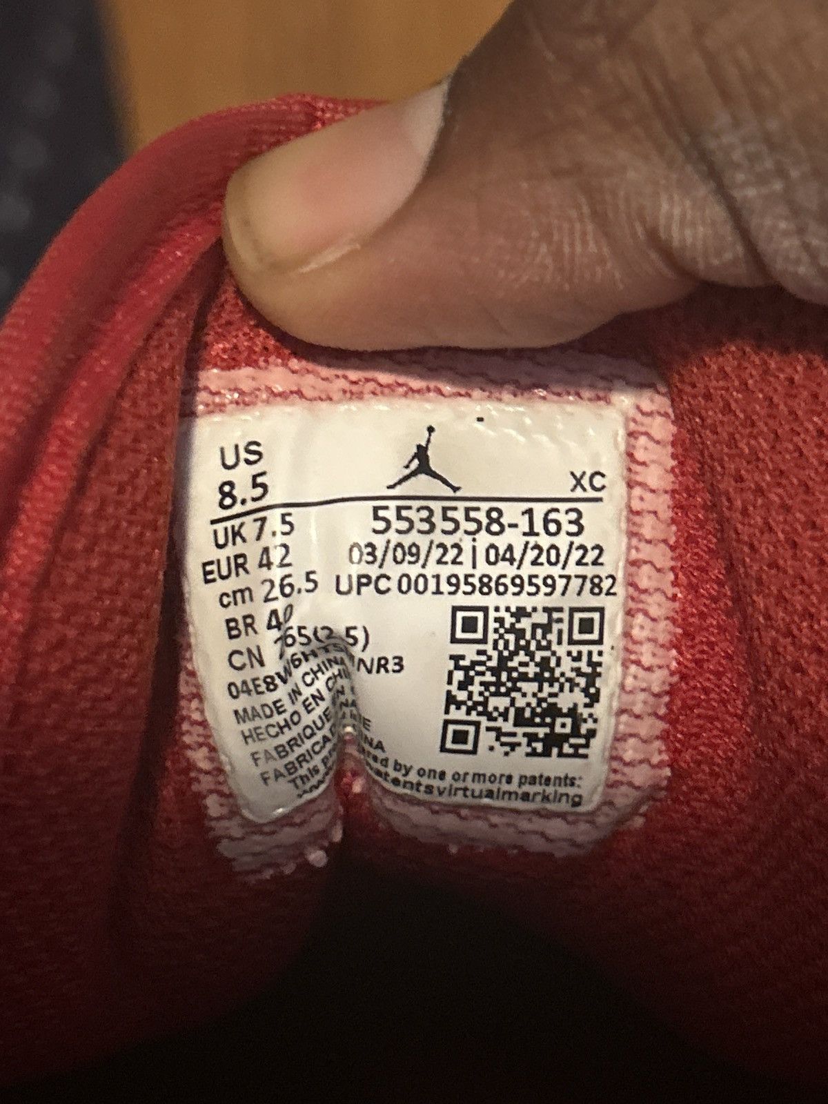 Jordan Brand Aj1 Low Reverse Black Toe Size US 8.5 / EU 41-42 - 6 Thumbnail