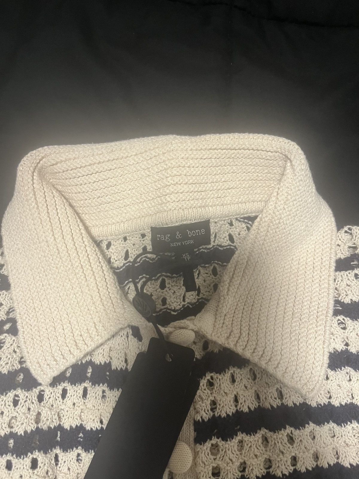 Rag & Bone RAG & BONE IVORY KHLOE STRIPE CARDIGAN | Sz: XS | Orig: $358 Size XS / US 0-2 / IT 36-38 - 11 Thumbnail