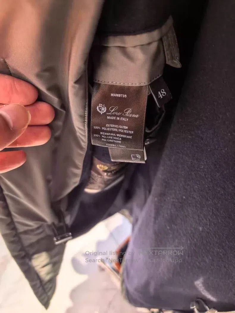 Loro Piana Loro Piana Classic Travel, Moss Green, Fully Lined with Ca Size US M / EU 48-50 / 2 - 4 Thumbnail