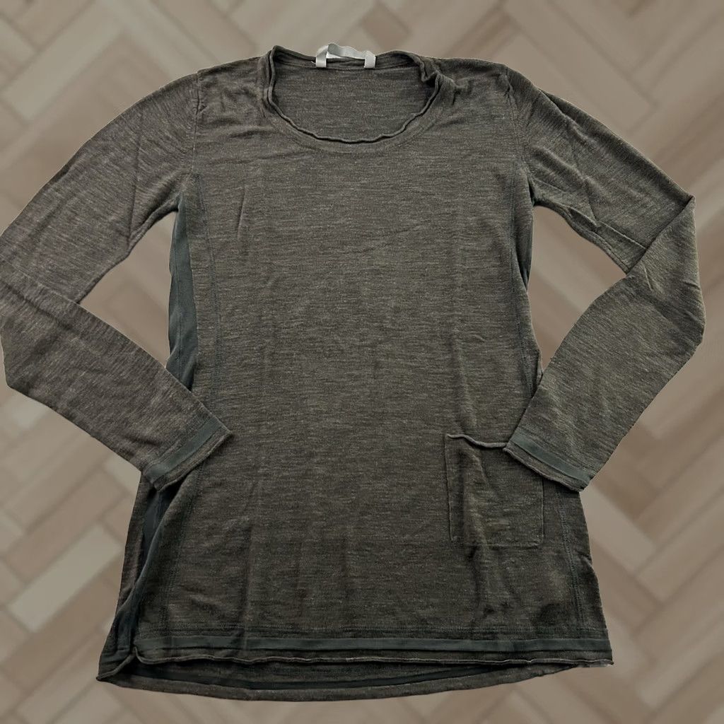 Athleta Athleta Brown Viscose Linen Silk Long Sleeve Sweater Top Women's M Shirt Size M / US 6-8 / IT 42-44 - 1 Thumbnail