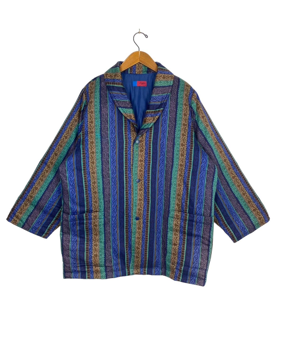 Ungaro Paris Rare‼️ Vintage Ungaro Paris Parka Multicolour Made in Japan Size US L / EU 52-54 / 3 - 1 Thumbnail