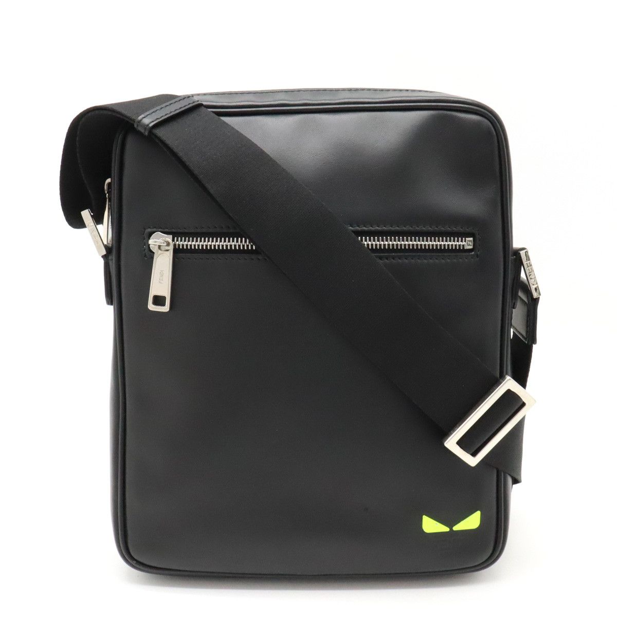 Fendi Fendi Leather Bugs Eye Monster Shoulder Bag 7VA461 Leather