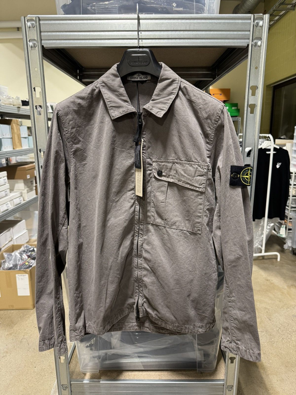 Stone Island Stone Island Patch Overshirt NEW 700$ Size US M / EU 48-50 / 2 - 1 Thumbnail