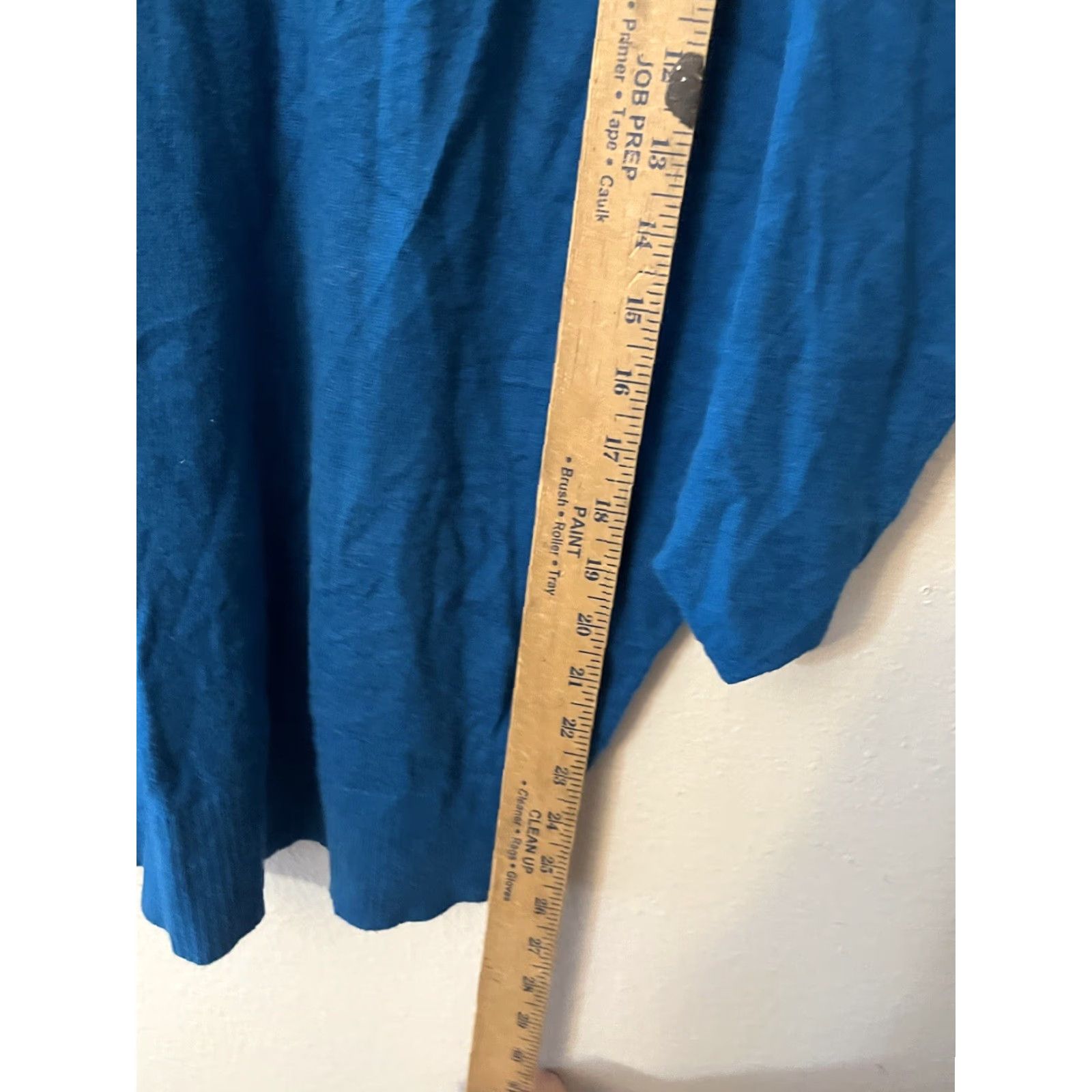 Express Express Womens XS Blue Round Neck Solid 3/4 Sleeve Sweater Top Solid Size XS / US 0-2 / IT 36-38 - 4 Thumbnail