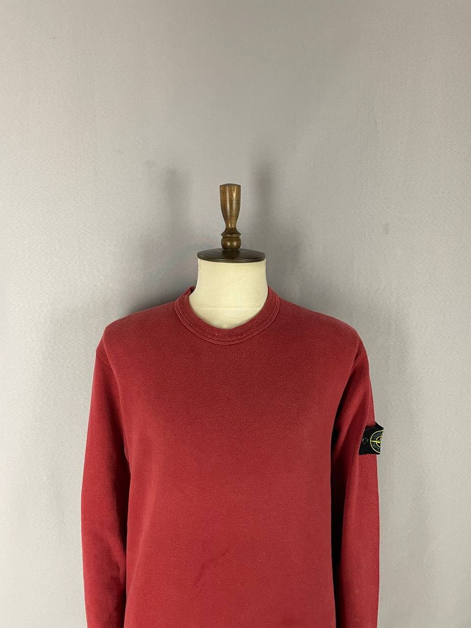 Stone Island Stone Island Sweatshirt Crewneck Sweater Red Vintage Size US L / EU 52-54 / 3 - 2 Thumbnail