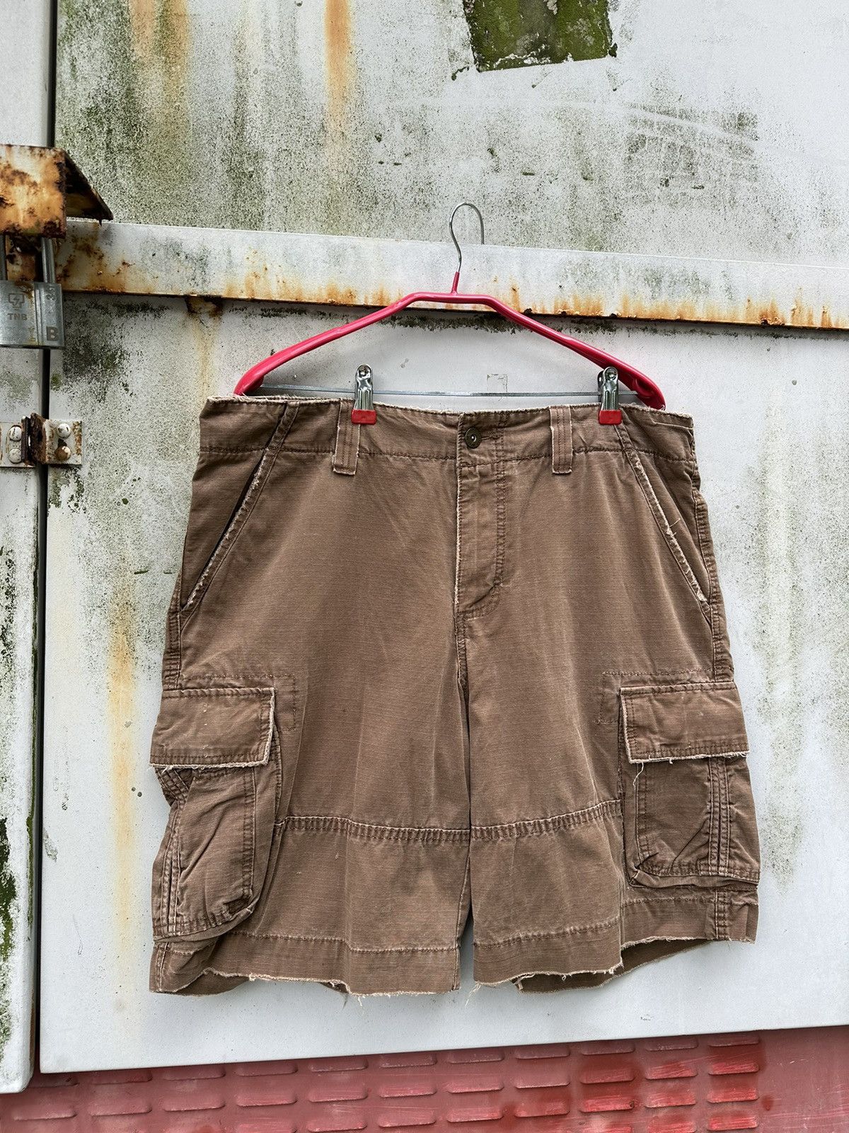 Vintage 👹Vintage THRASHED Mossimo Brown Shorts Size US 36 / EU 52 - 4 Thumbnail