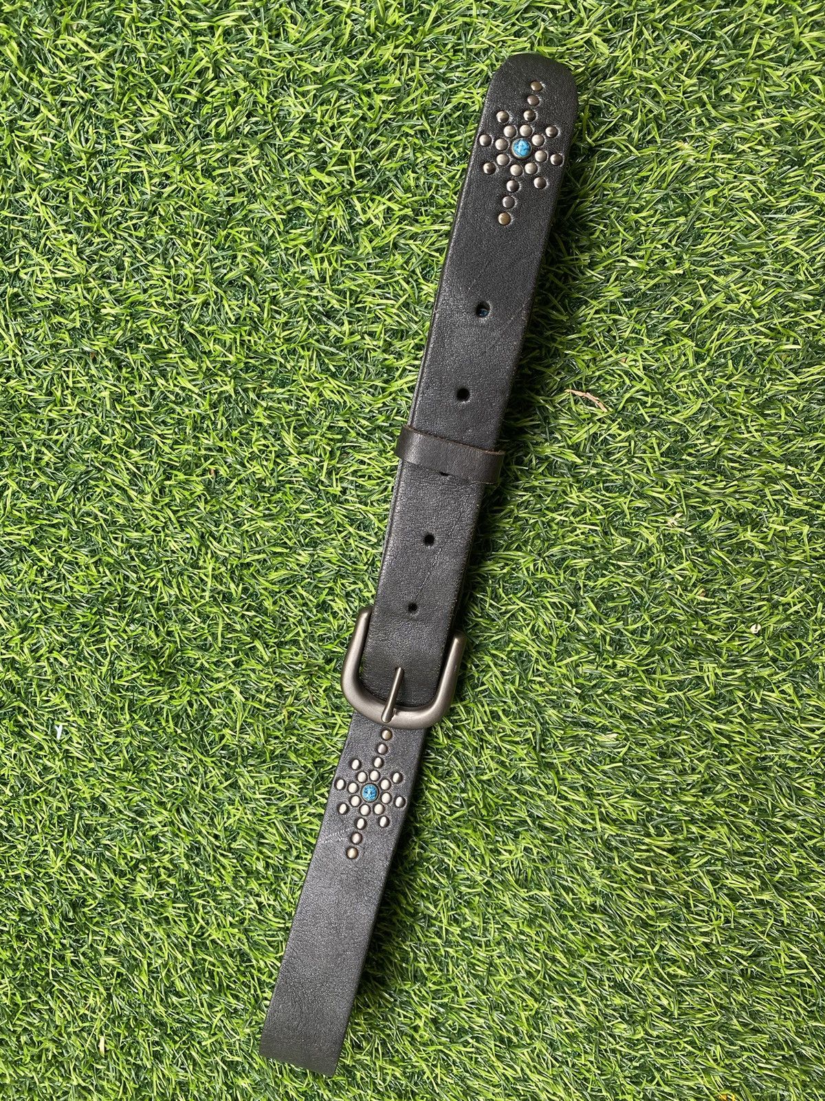 Seditionaries Vintage MADE GENUINE LEATHER PUNK ROCK Belt nice design Size ONE SIZE - 13 Thumbnail