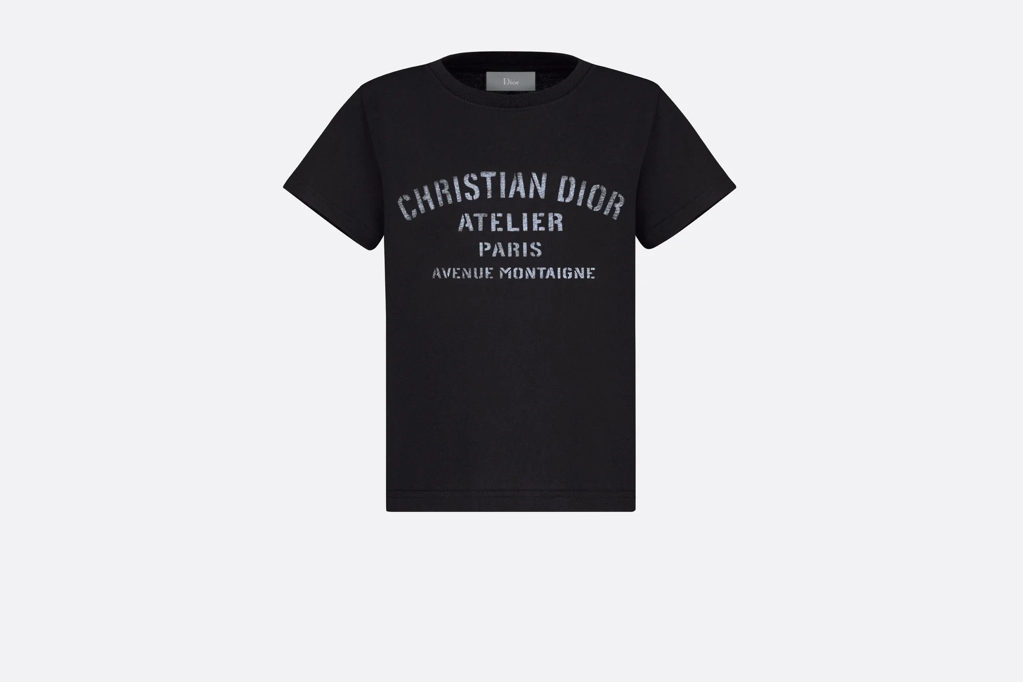 image of O1W1Db10324 Christian Dior Atelier T-Shirts In Black, Men's (Size XL)