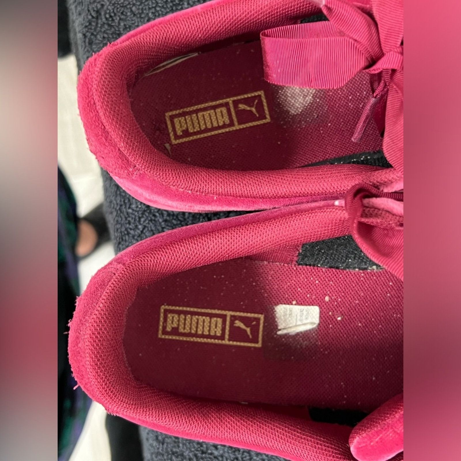 Puma Puma Basket Classic Velour Jr (Kids) Tibetan Red Size US 8.5 / IT 38.5 - 9 Thumbnail
