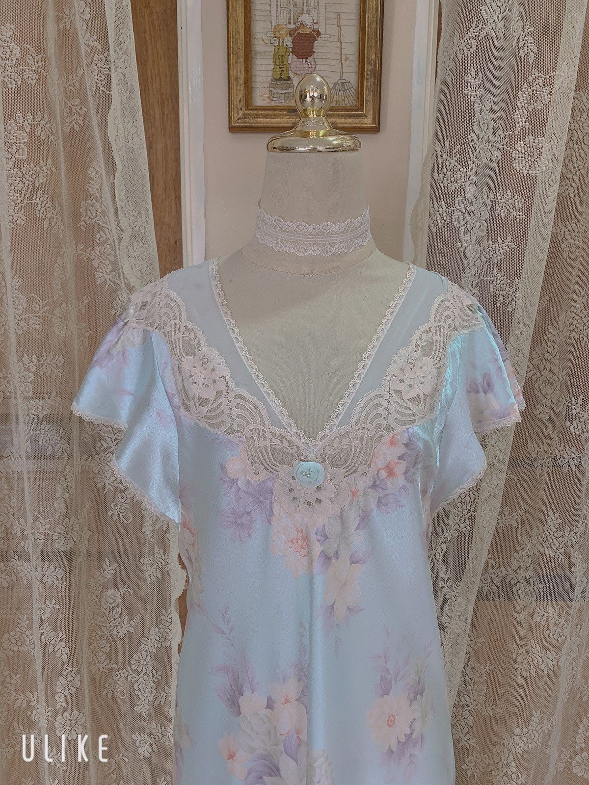 Christian Dior Monsieur × Vintage Christian Dior Vintage Nightdress Size L / US 10 / IT 46 - 2 Thumbnail