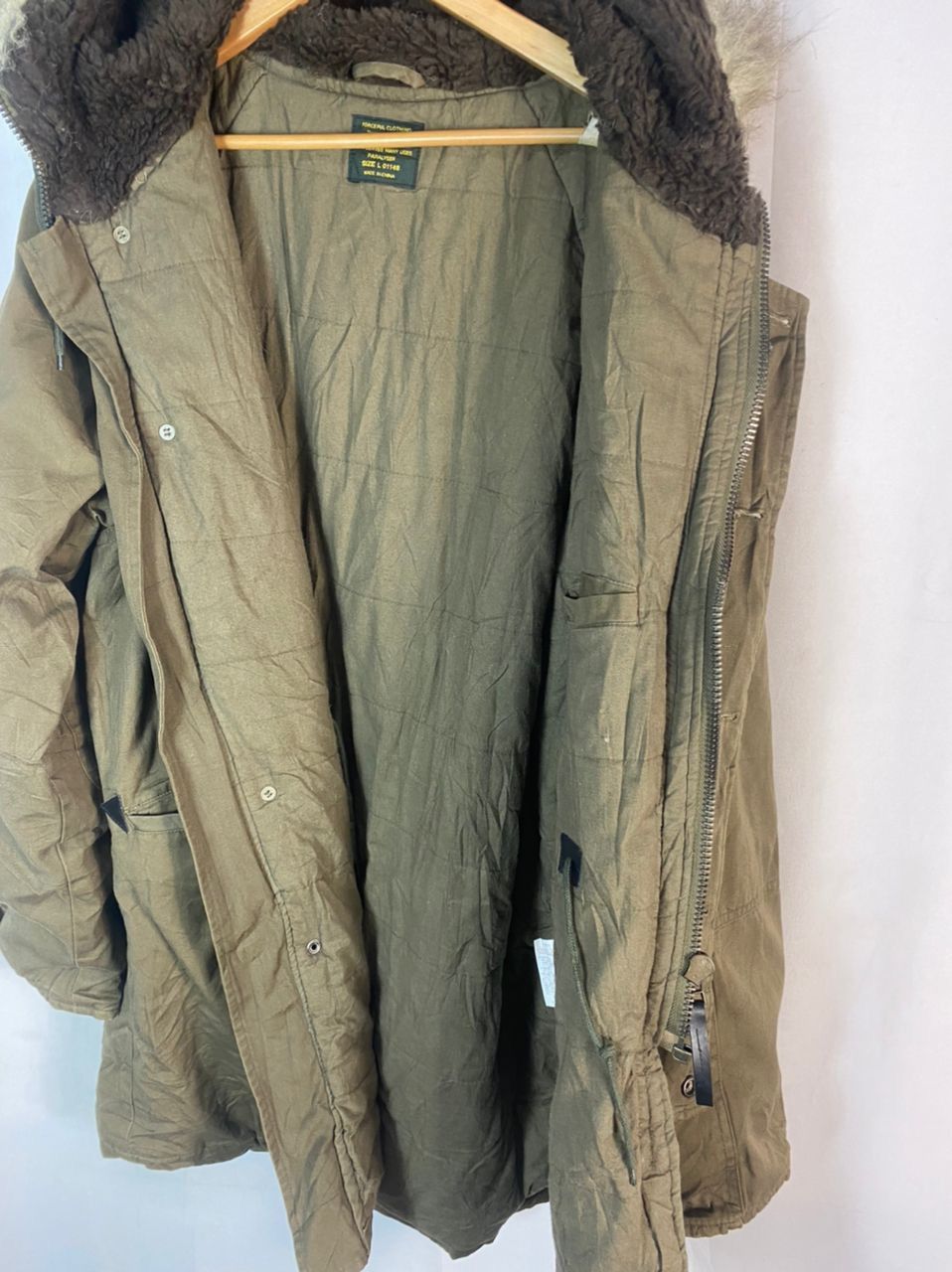 Japanese Brand Unbrand fur hoodie parka jacket Size US L / EU 52-54 / 3 - 9 Thumbnail
