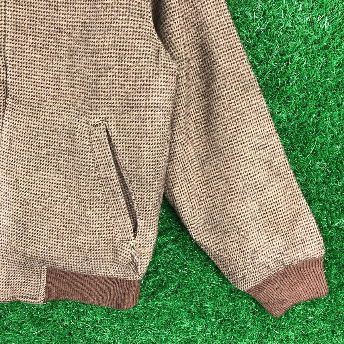 Japanese Brand Vintage 80's Wool Bomber Jacket Style Size US S / EU 44-46 / 1 - 3 Thumbnail