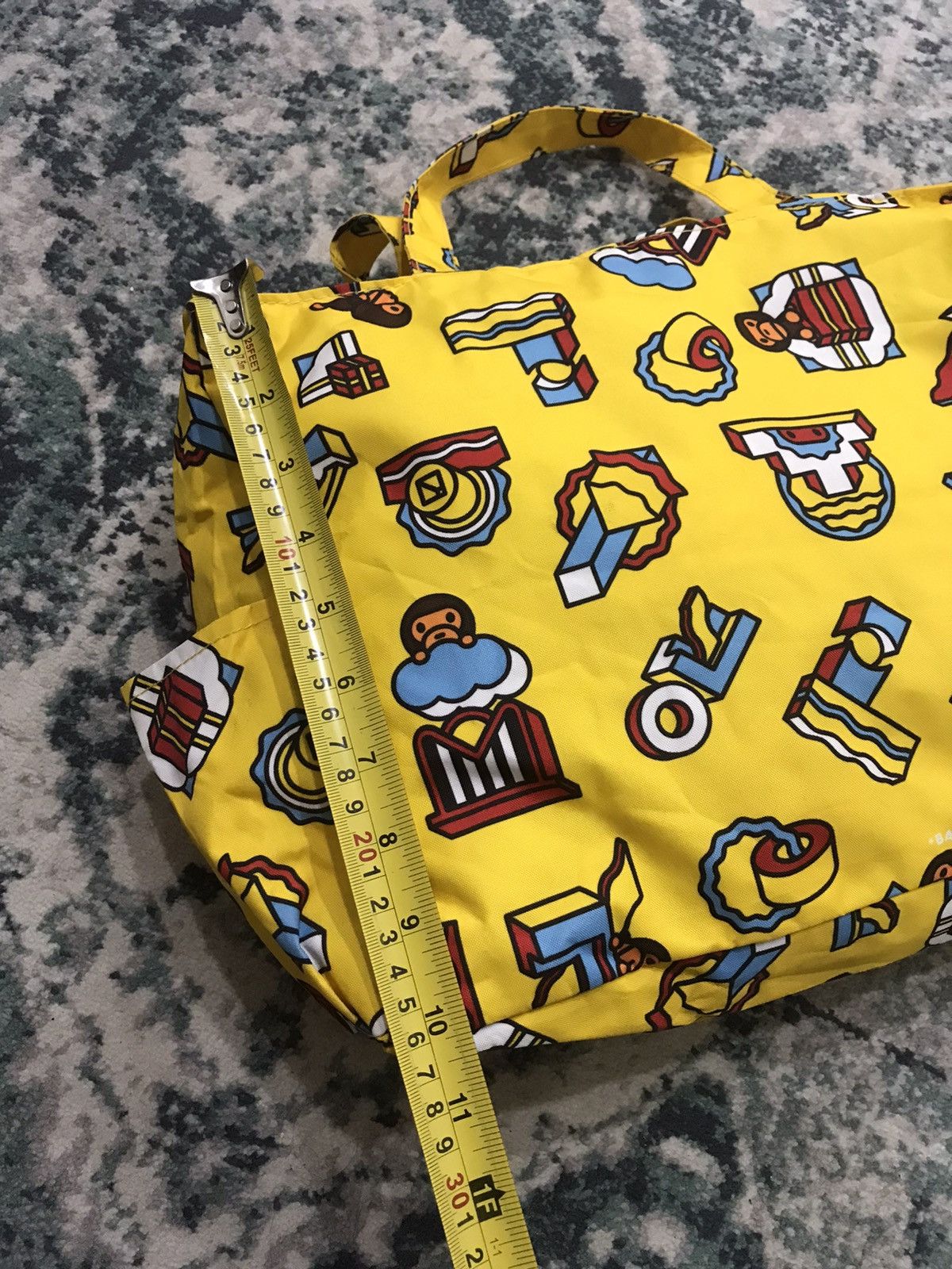 Bape Bape Bag 2010 Baby Milo Zip Nylon Tote Bag Size ONE SIZE - 7 Thumbnail