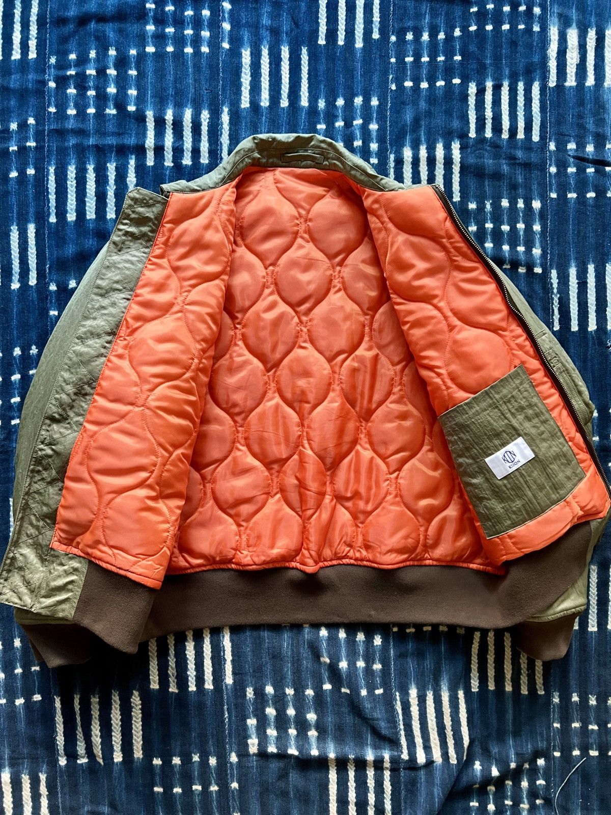 KUON Kuon Kountry Saltwashed MA-1 Flight Jacket Kapital RRL Size US L / EU 52-54 / 3 - 11 Thumbnail