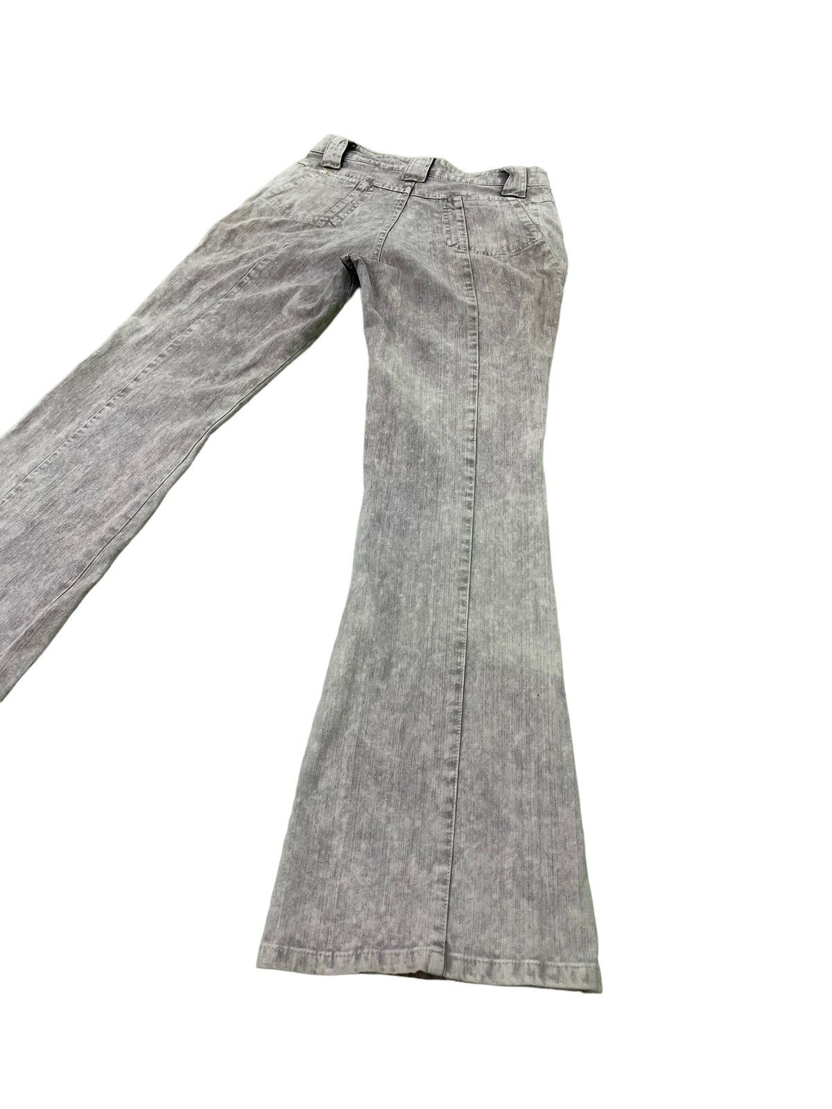 Japanese Brand Flare Jeans Full Heart Distress Stretch Boot Cut 6🟦5 Size US 28 / EU 44 - 14 Thumbnail