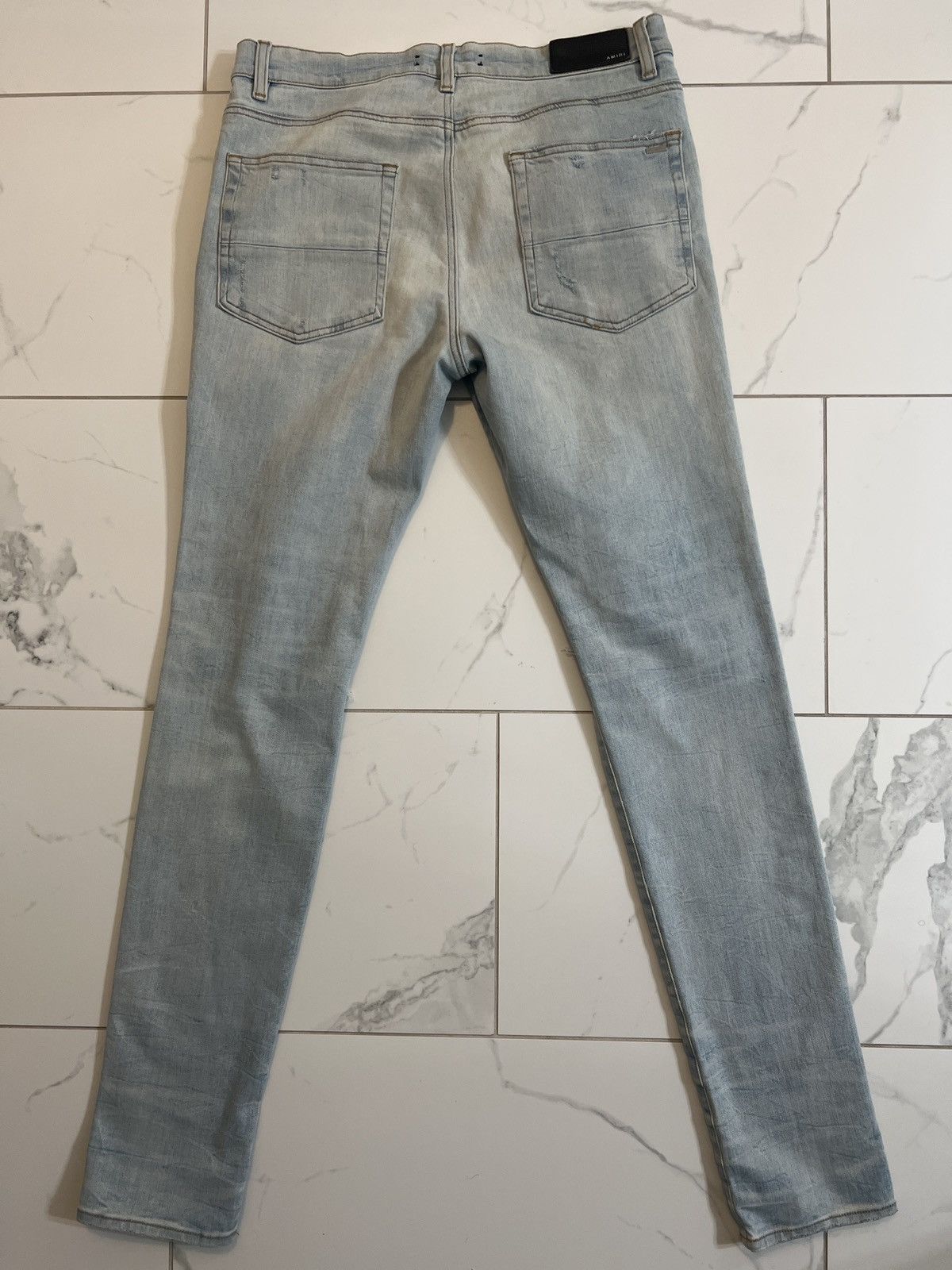Amiri light blue amiri jeans Size US 34 / EU 50 - 1 Thumbnail