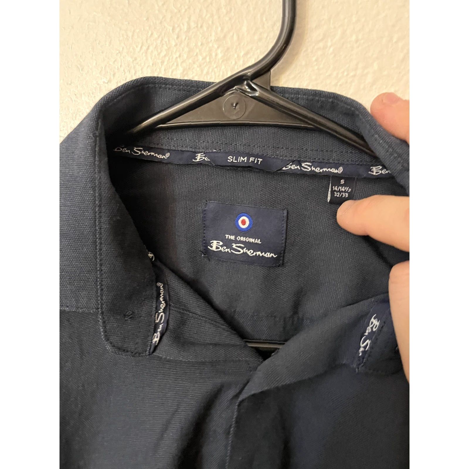 Ben Sherman VINTAGE Ben Sherman Shirt Solid Shirt Men S 14-14.5 Black Cotton Flannel Button-Up Collared Long Sleeve Mens Size US S / EU 44-46 / 1 - 3 Thumbnail