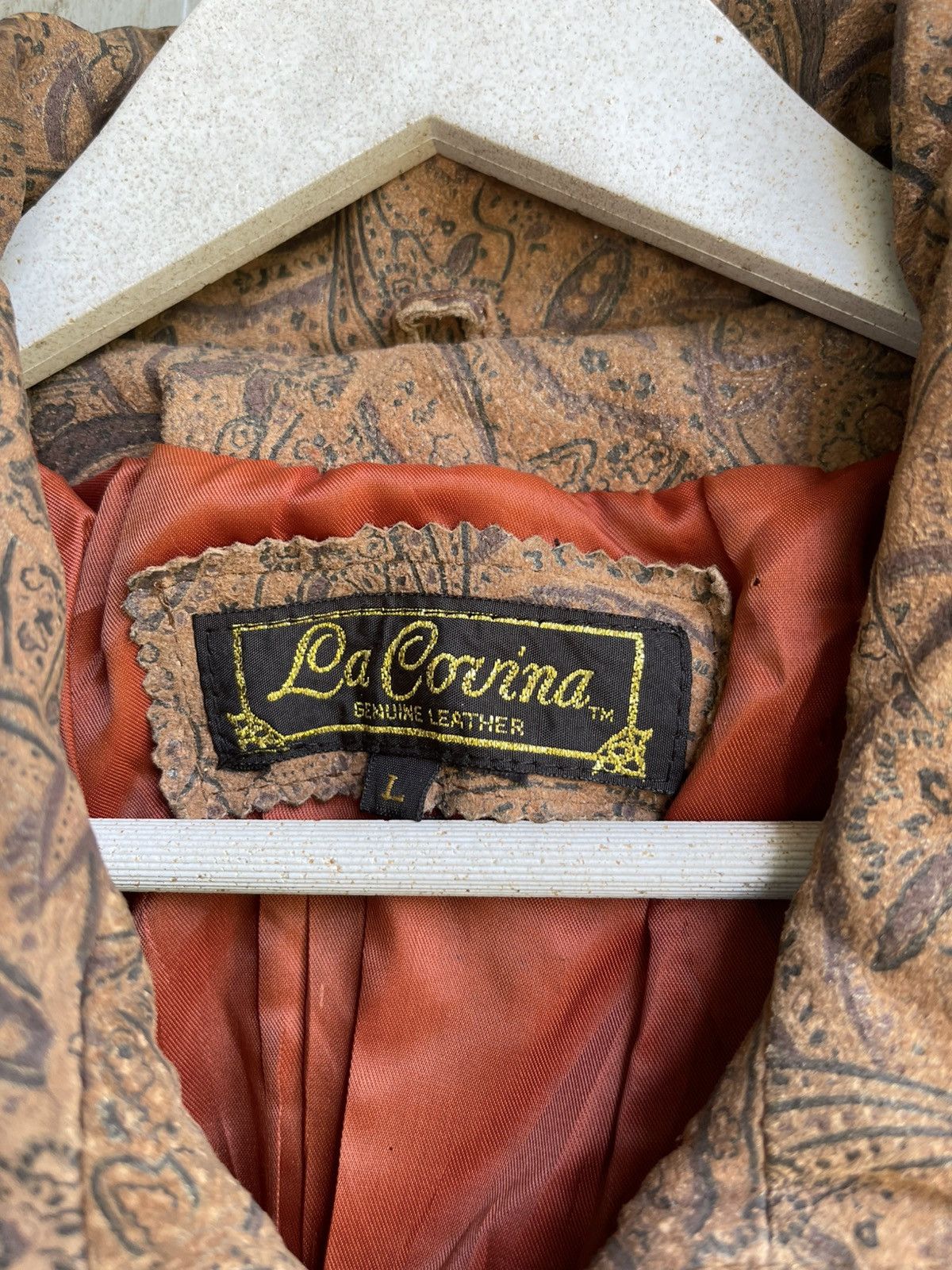 Japanese Brand Art leather jacket la covina paisley Size L / US 10 / IT 46 - 5 Thumbnail