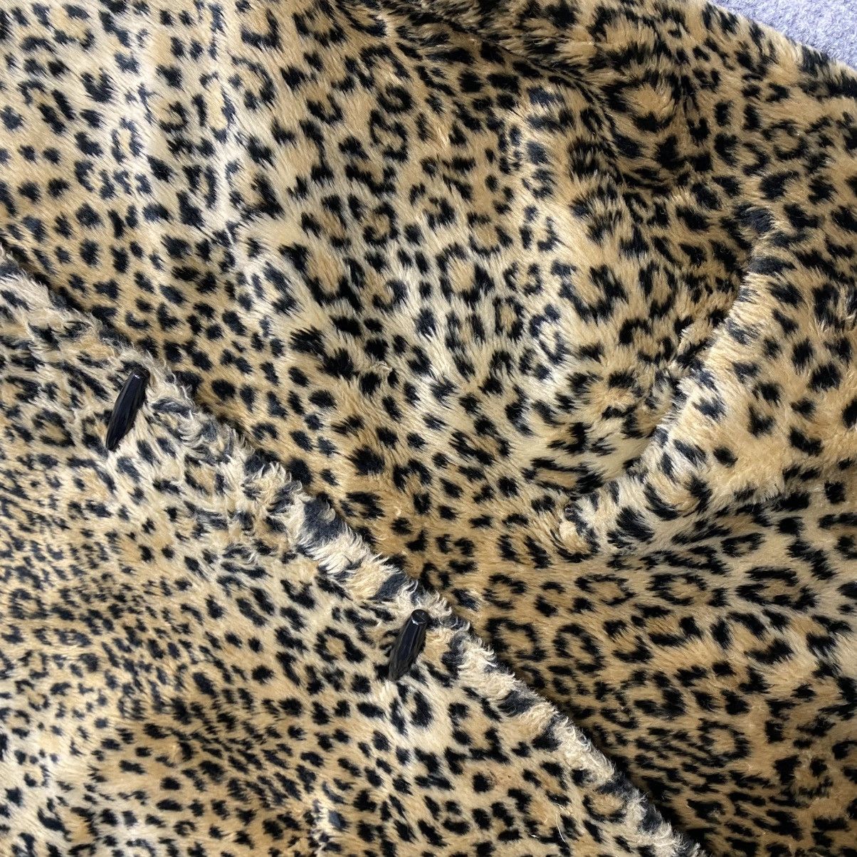 Other Vintage Boulevard East Womens Leopard Faux Fur Coat Size XXL / US 16-18 / IT 52-54 - 4 Thumbnail