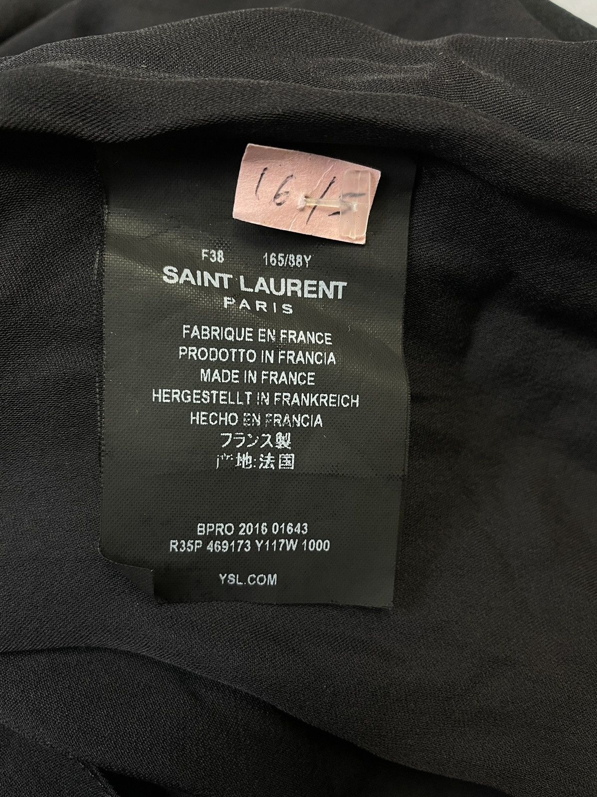 Saint Laurent Paris Saint Laurent Black Crepe Draped Sleeveless Dress Size S / US 4 / IT 40 - 11 Thumbnail