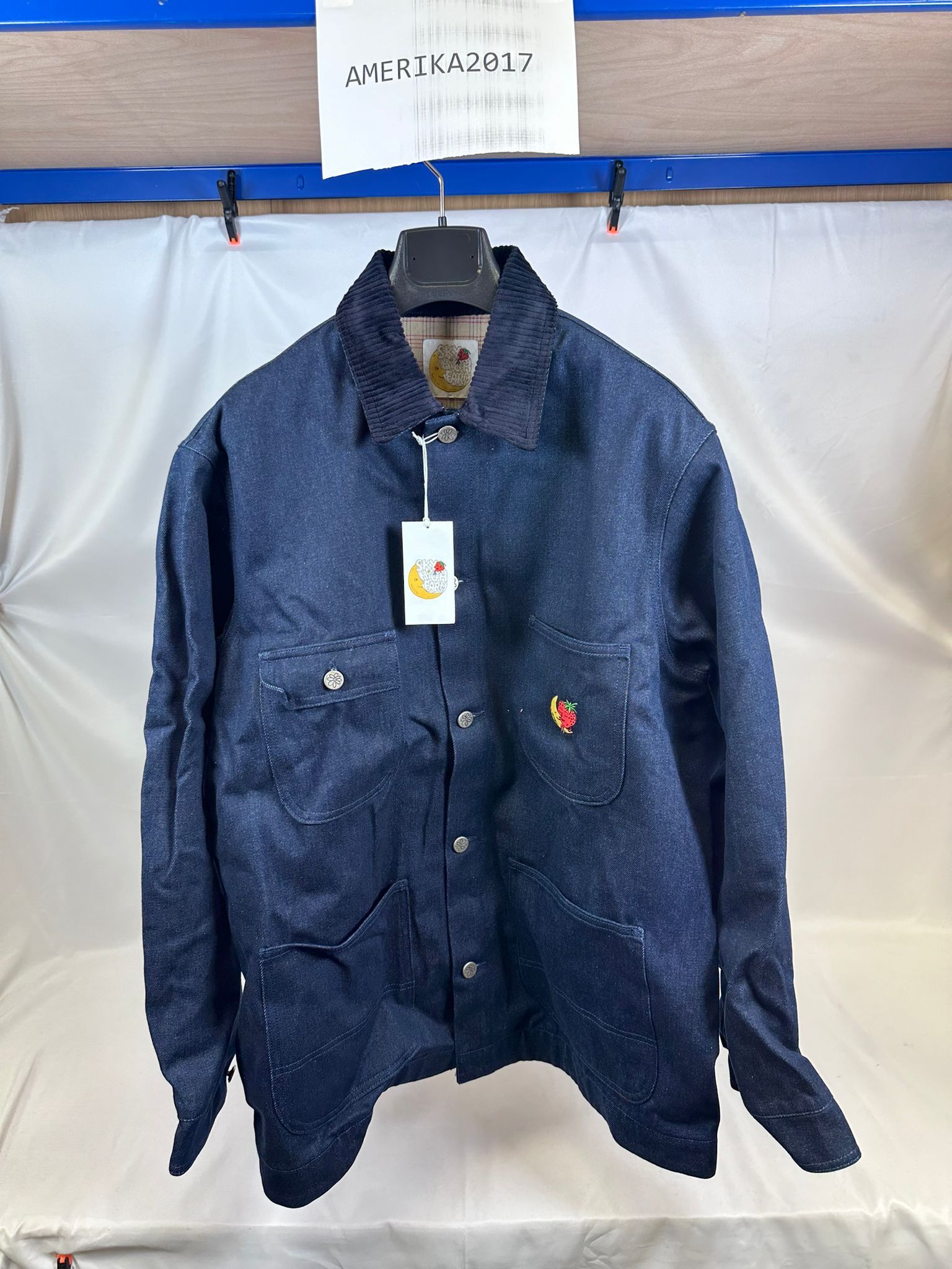 Sky High Farm Workwear Embroidered Denim Chore Coat Size US M / EU 48-50 / 2 - 1 Thumbnail