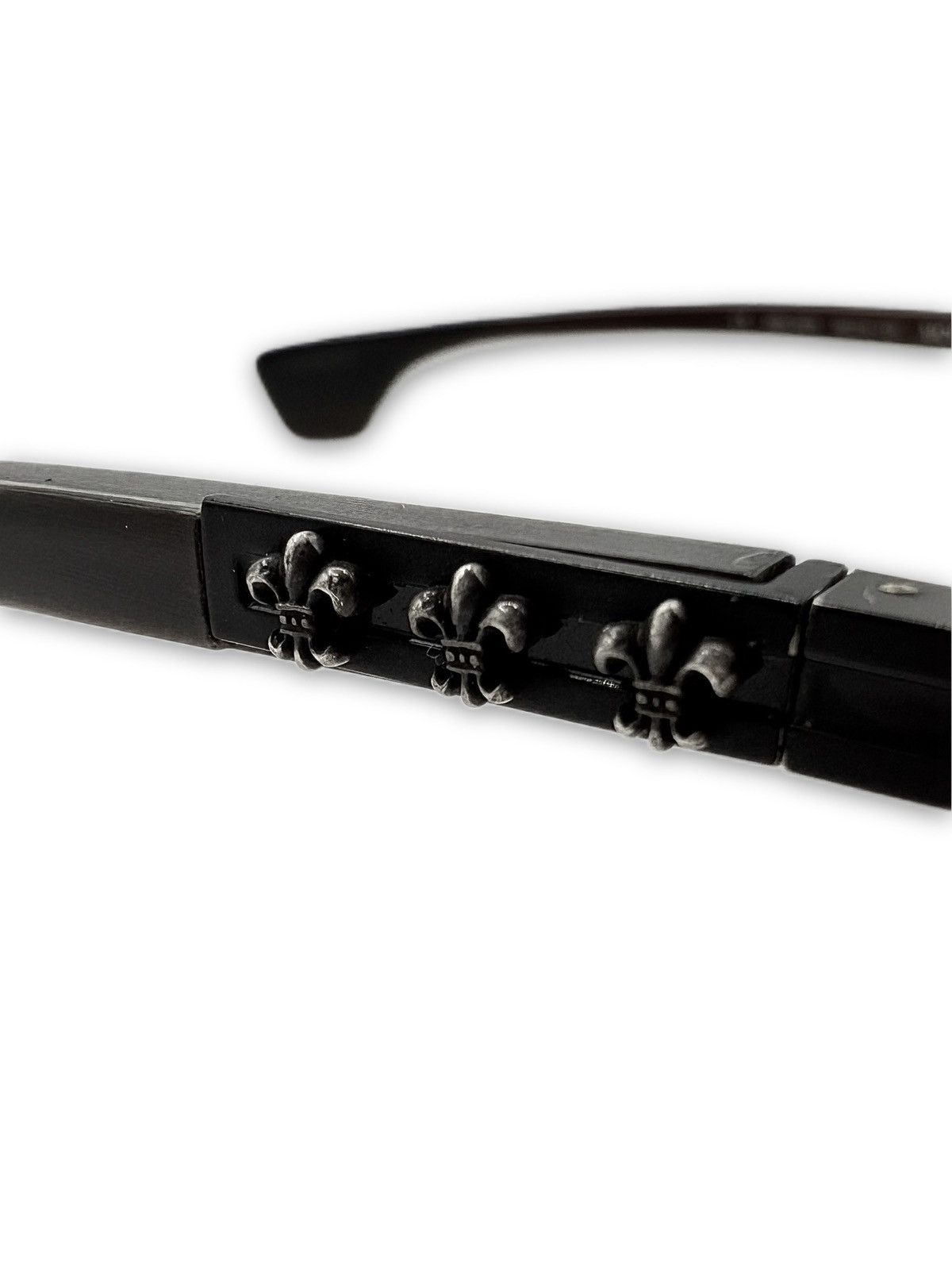 Chrome Hearts Chrome Hearts ‘Morning Wood II’ Fleur de Lis Purple Sunglasses Size ONE SIZE - 2 Thumbnail